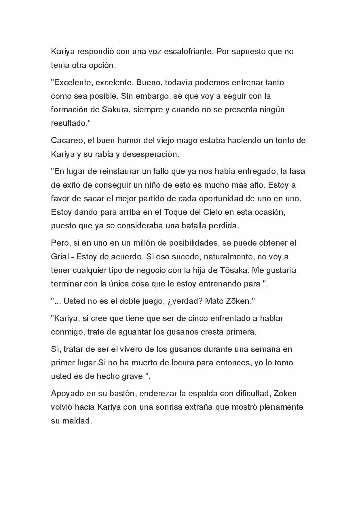 Fate Zero Novela capítulo 3 página 15