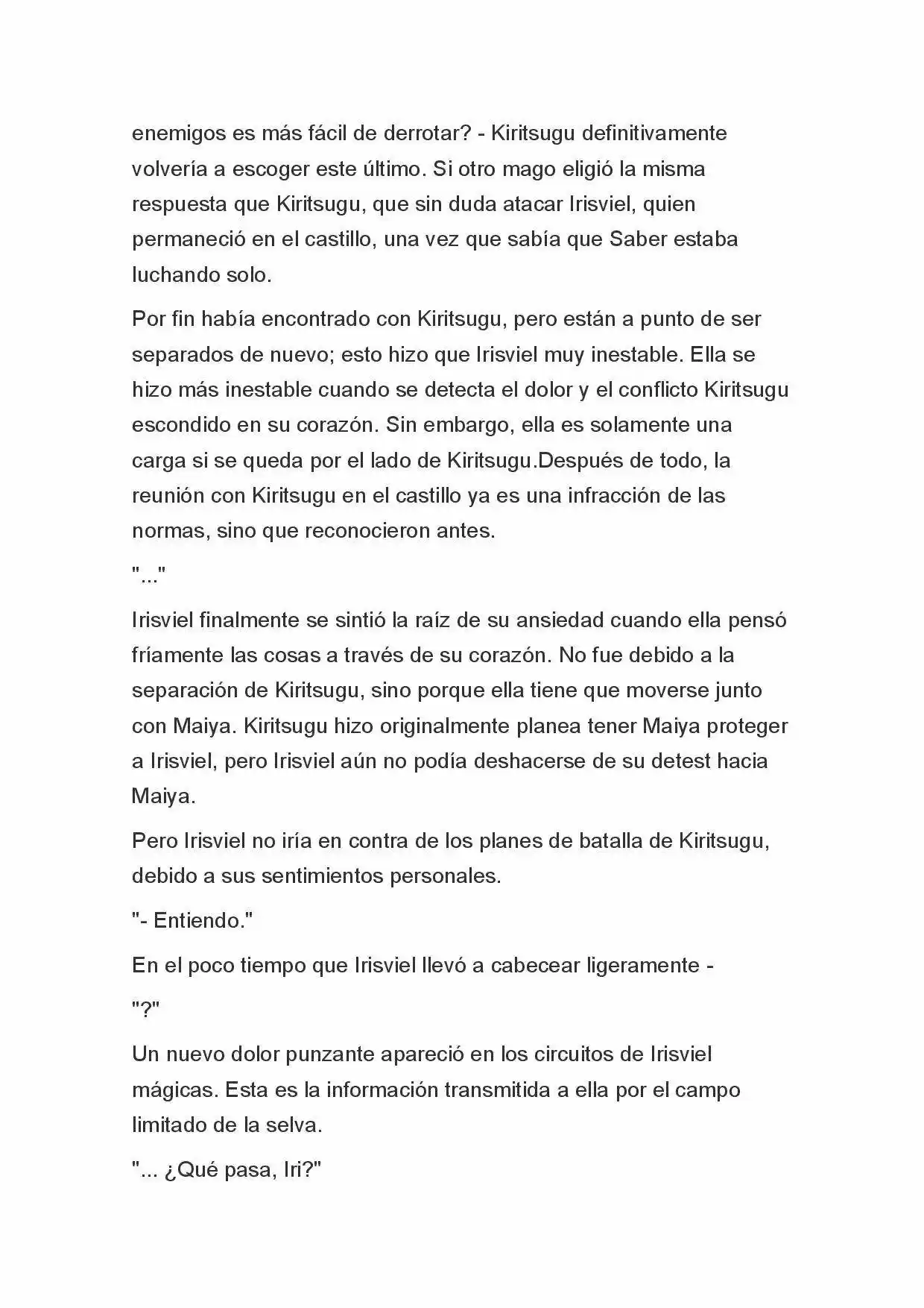 Fate Zero Novela capítulo 30 página 12