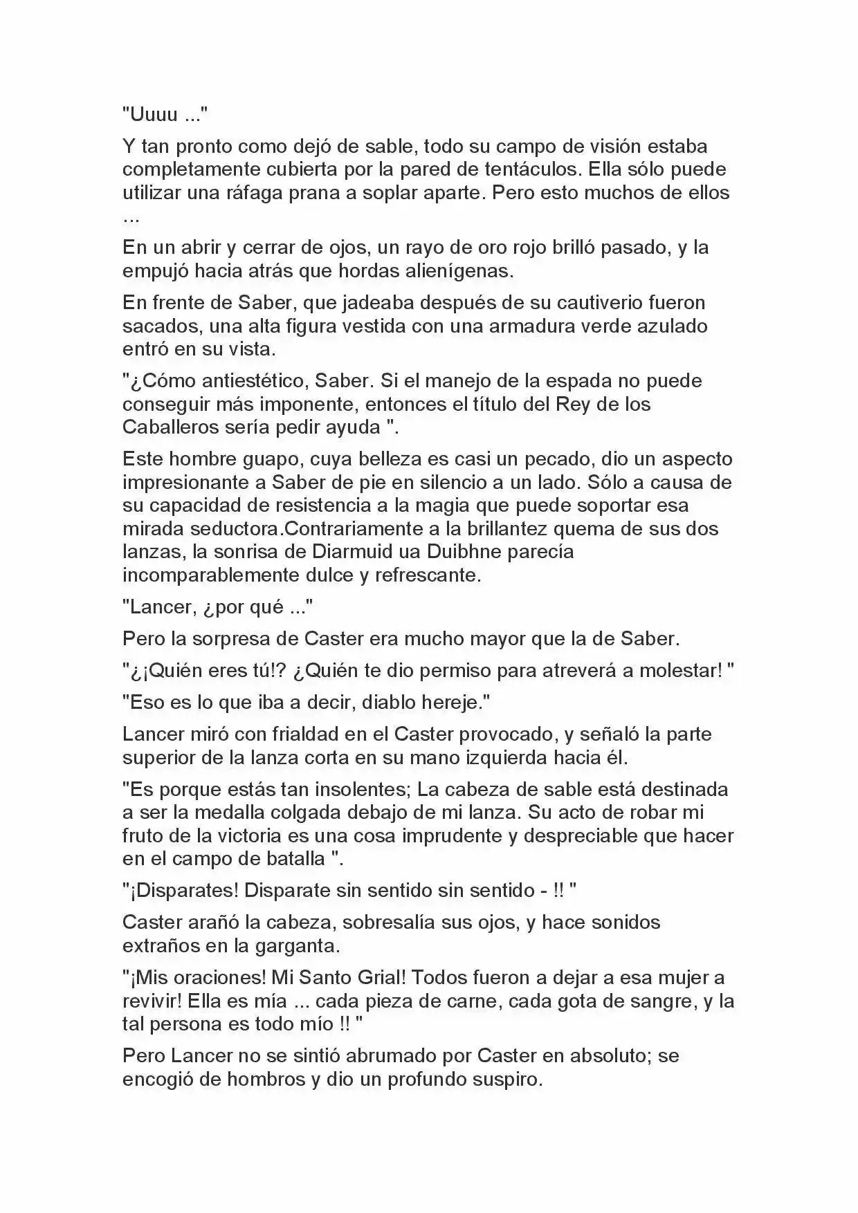Fate Zero Novela capítulo 31 página 4