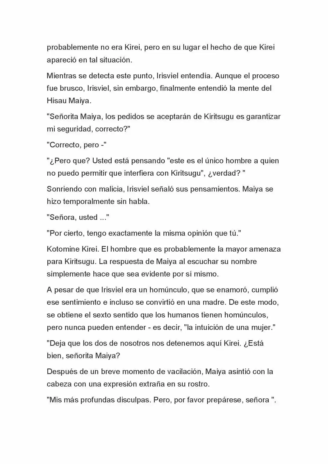 Fate Zero Novela capítulo 33 página 4
