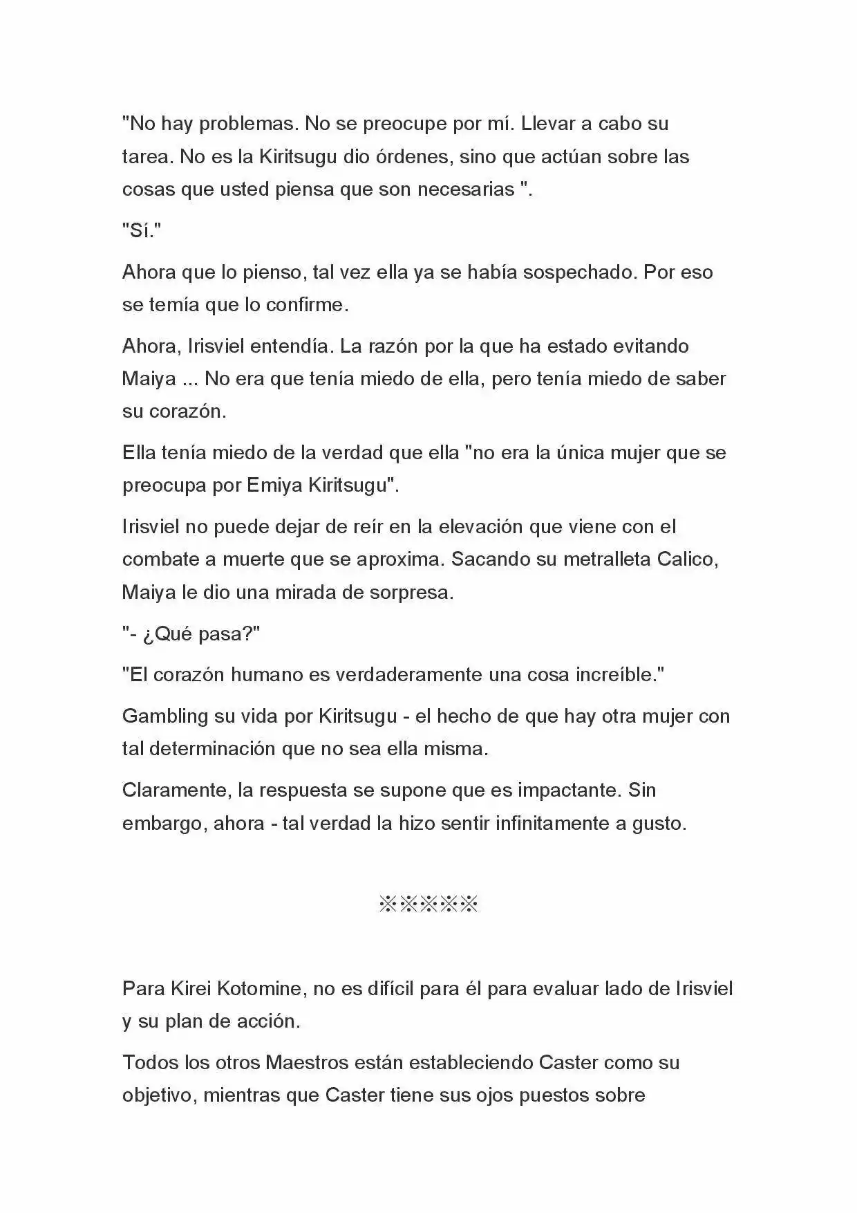 Fate Zero Novela capítulo 33 página 5