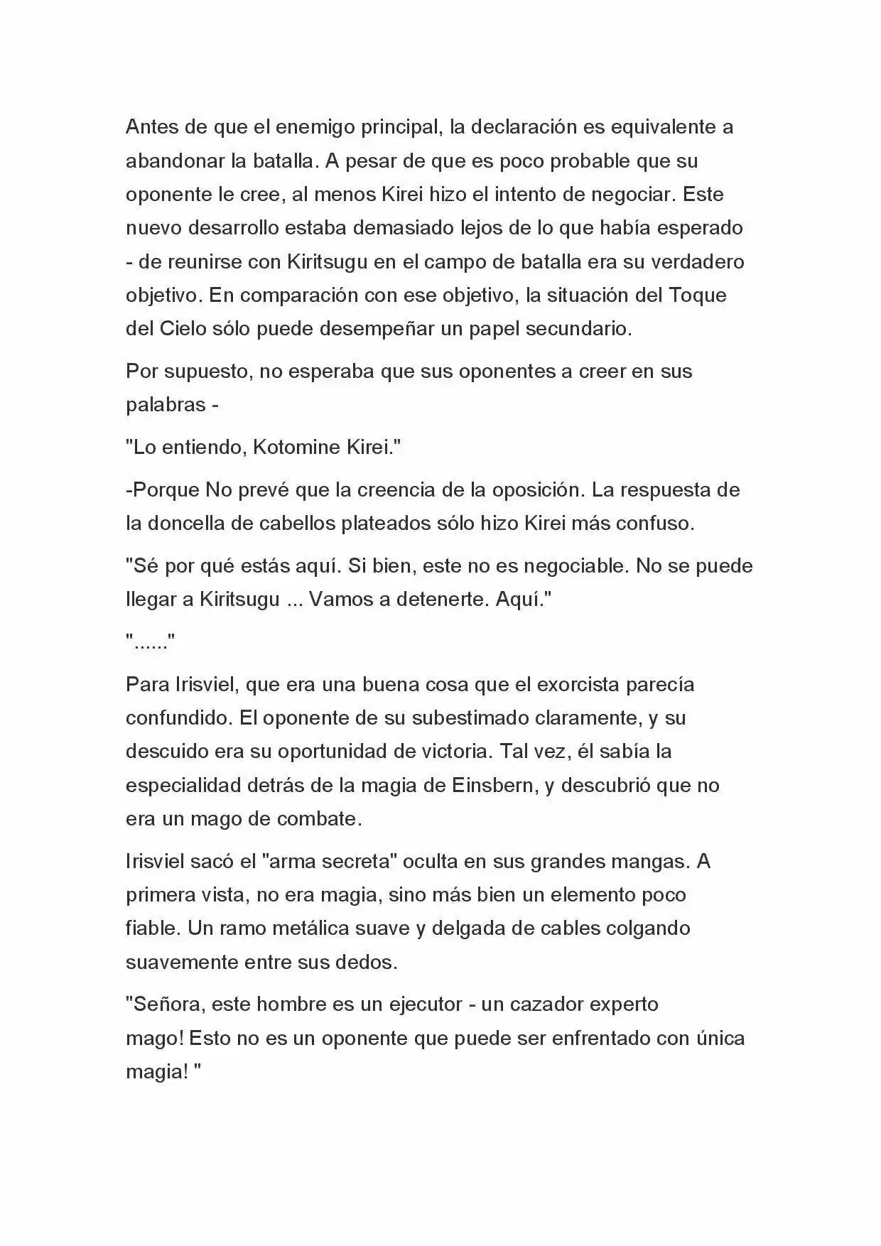 Fate Zero Novela capítulo 33 página 14