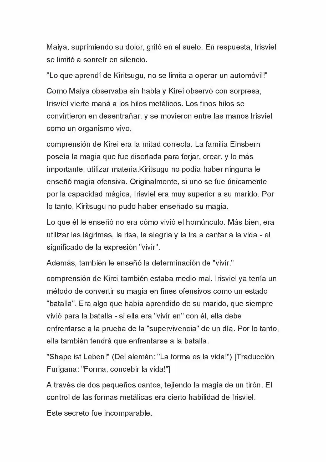 Fate Zero Novela capítulo 33 página 15