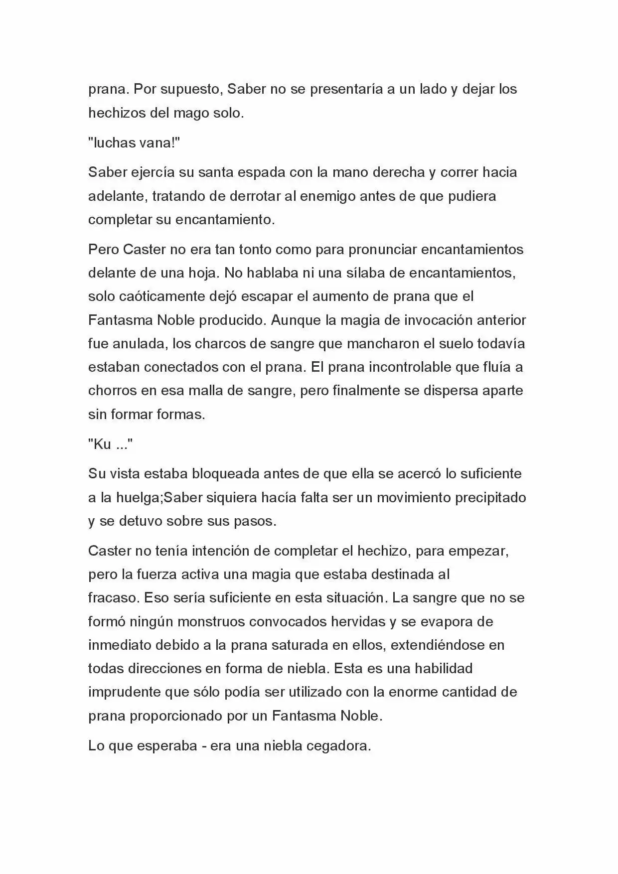 Fate Zero Novela capítulo 35 página 9