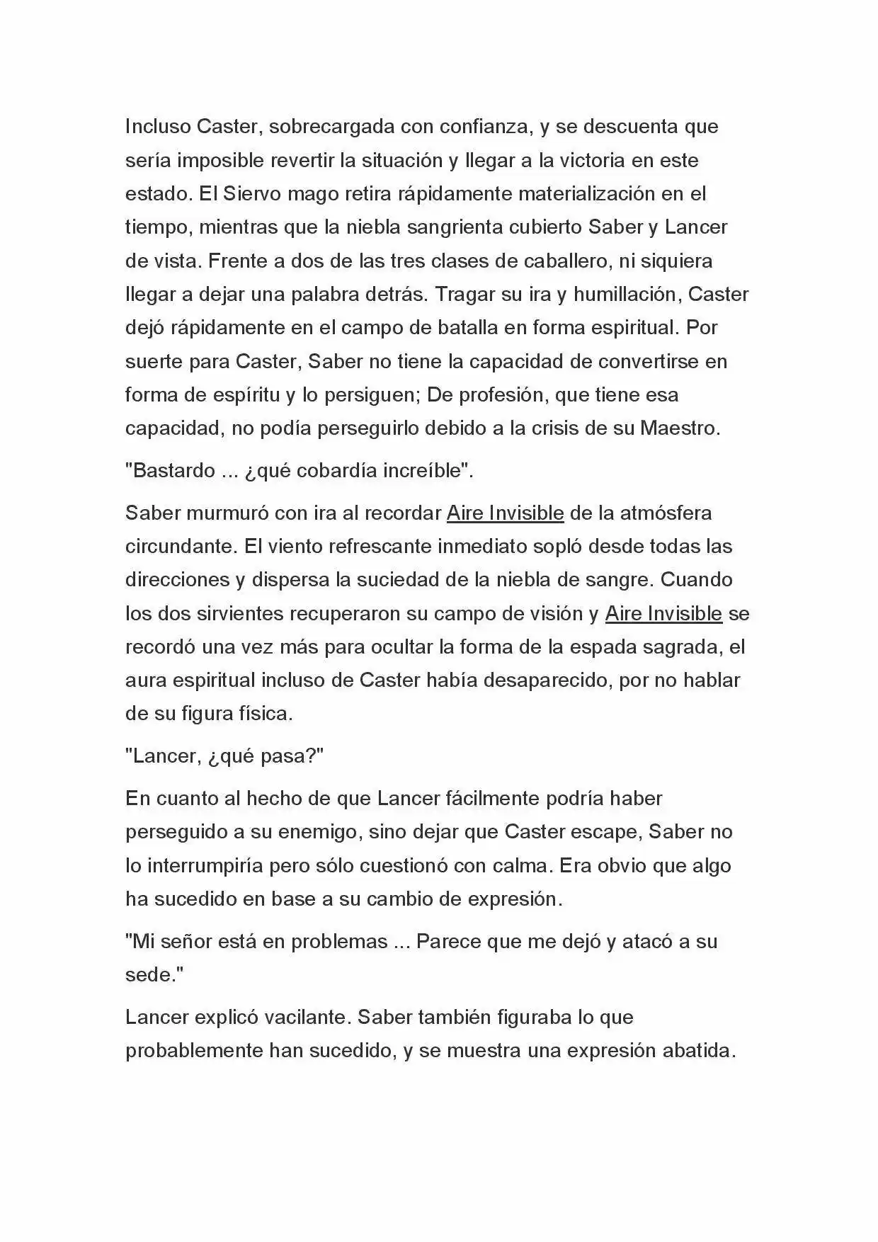 Fate Zero Novela capítulo 35 página 10