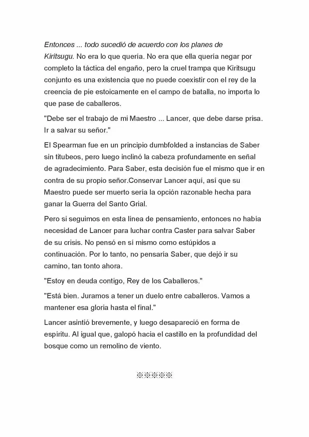 Fate Zero Novela capítulo 35 página 11
