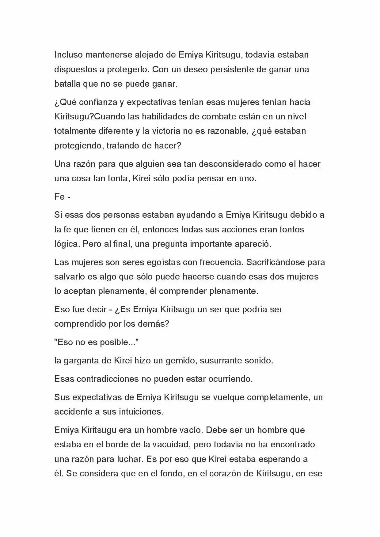 Fate Zero Novela capítulo 36 página 6