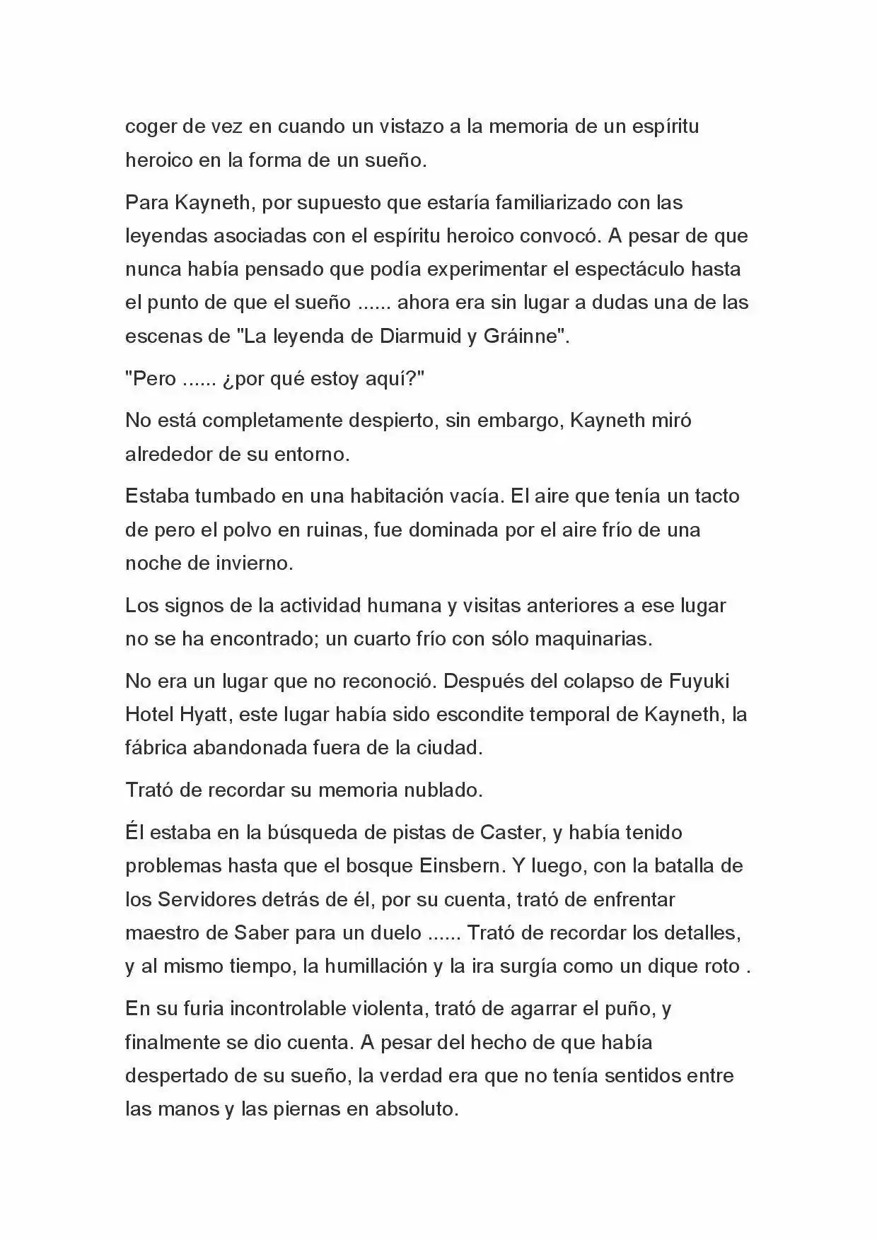 Fate Zero Novela capítulo 37 página 4