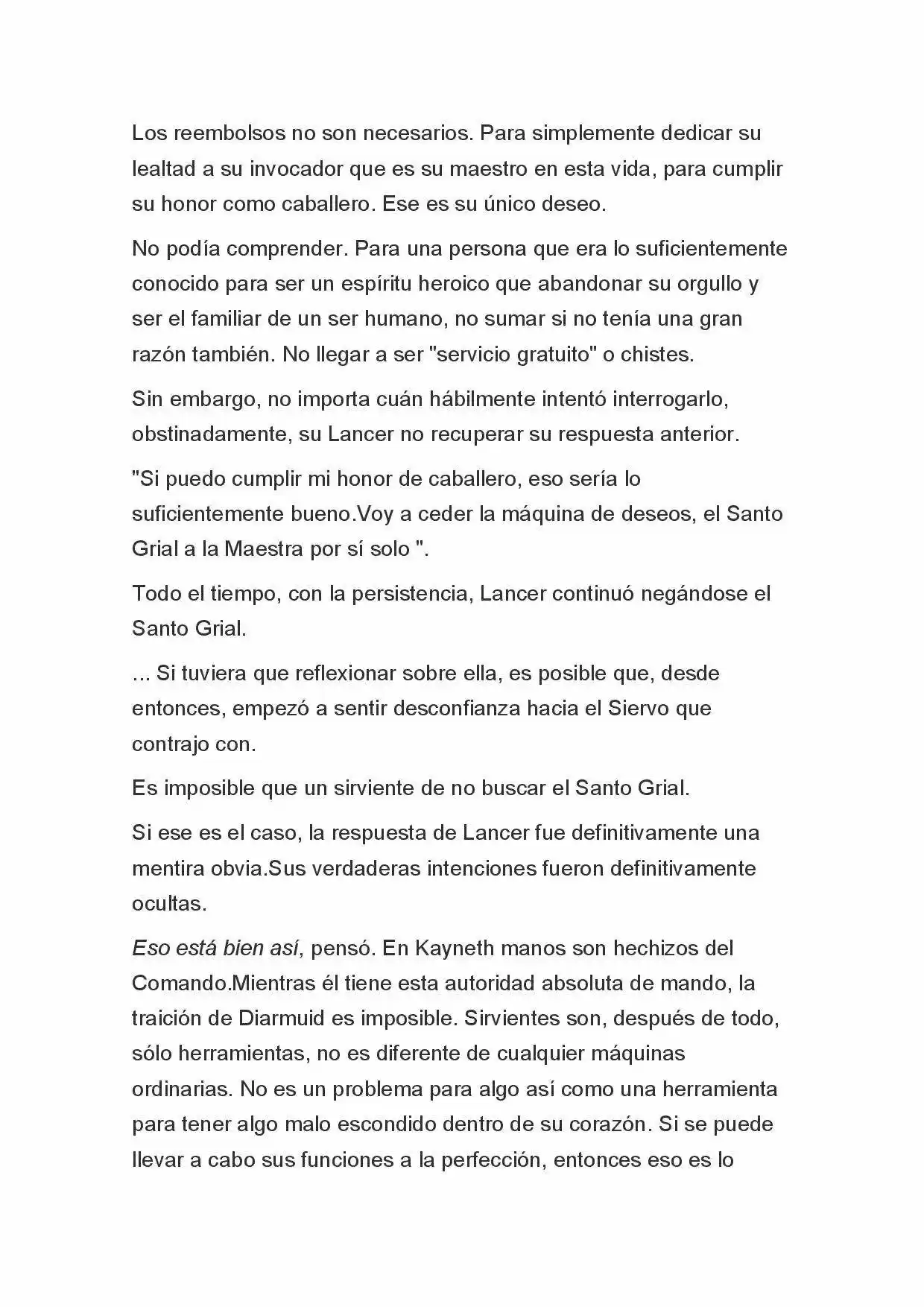 Fate Zero Novela capítulo 37 página 11