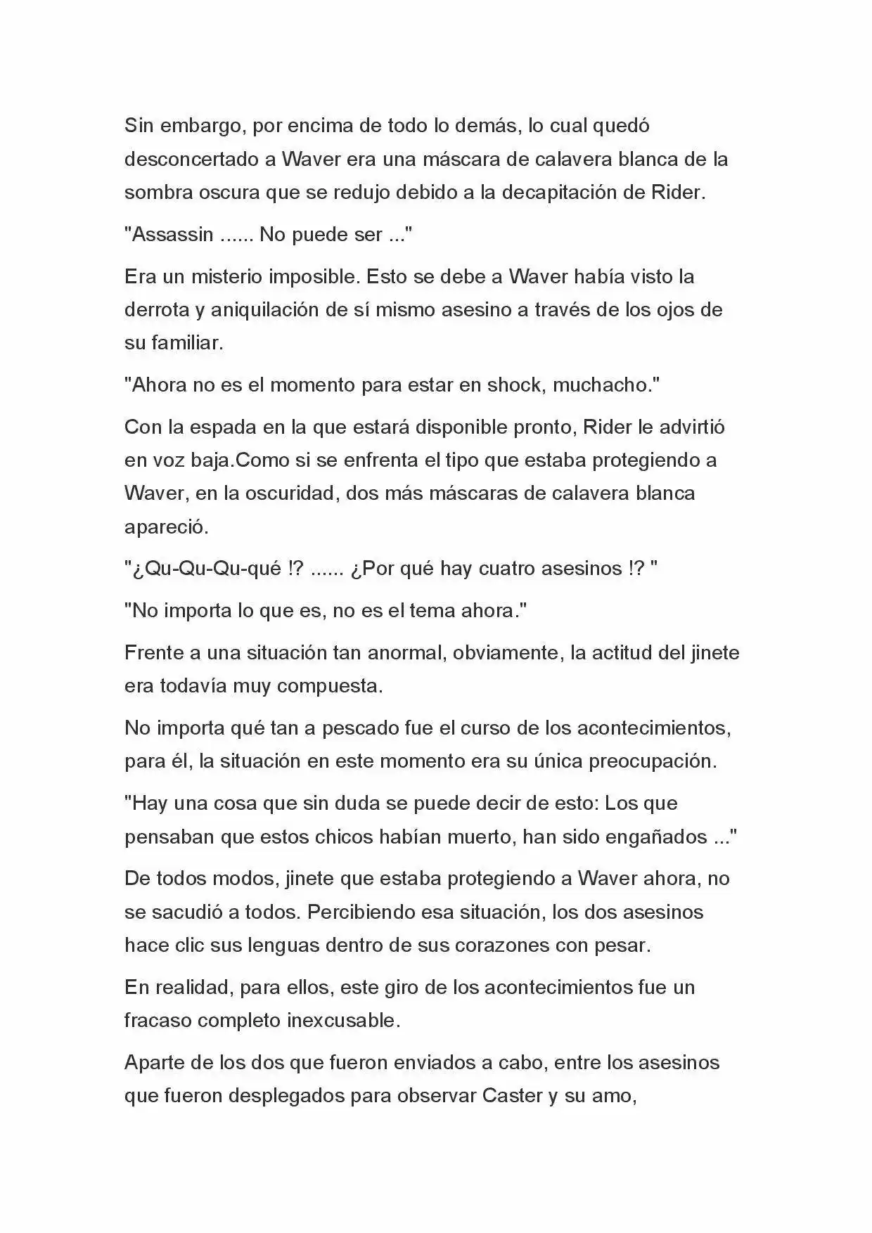Fate Zero Novela capítulo 39 página 9