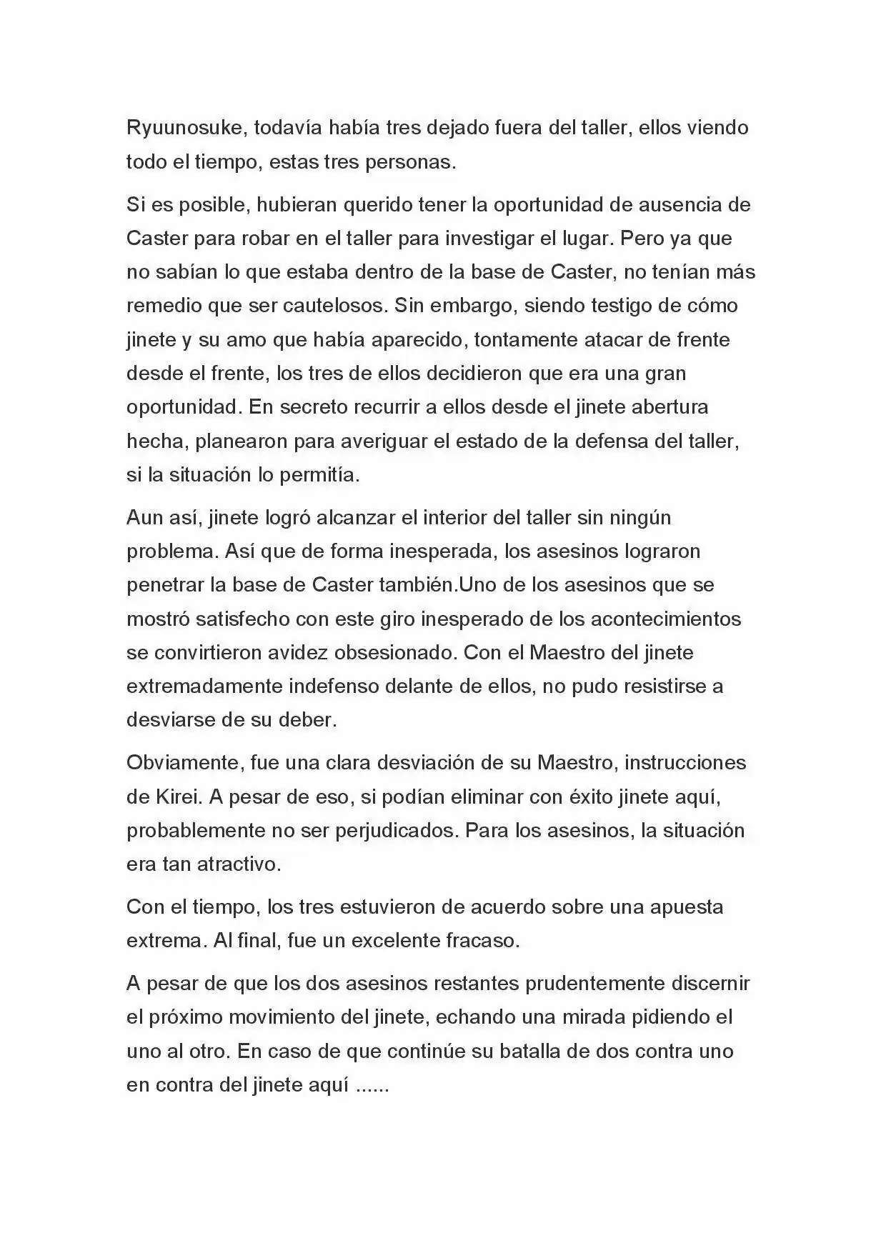 Fate Zero Novela capítulo 39 página 10