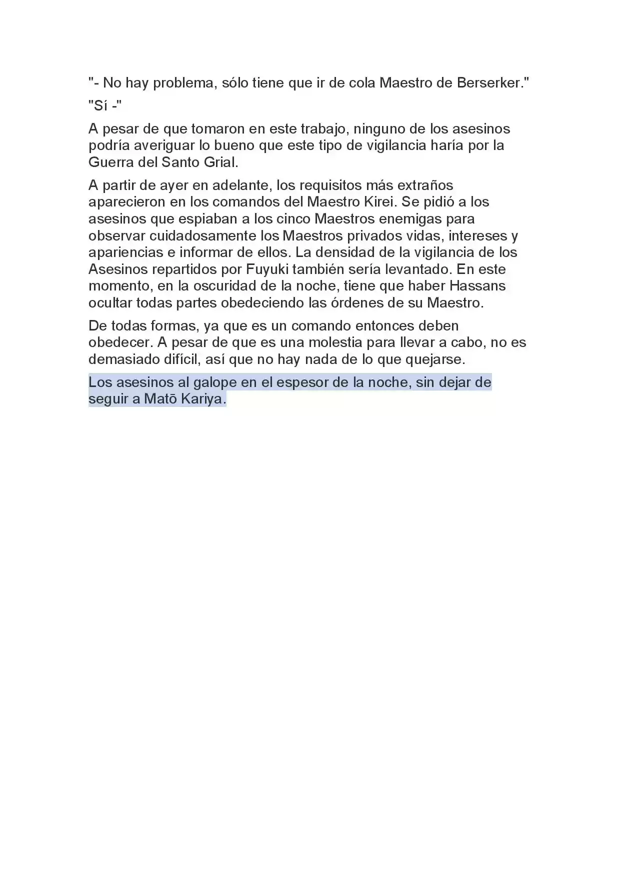 Fate Zero Novela capítulo 40 página 12