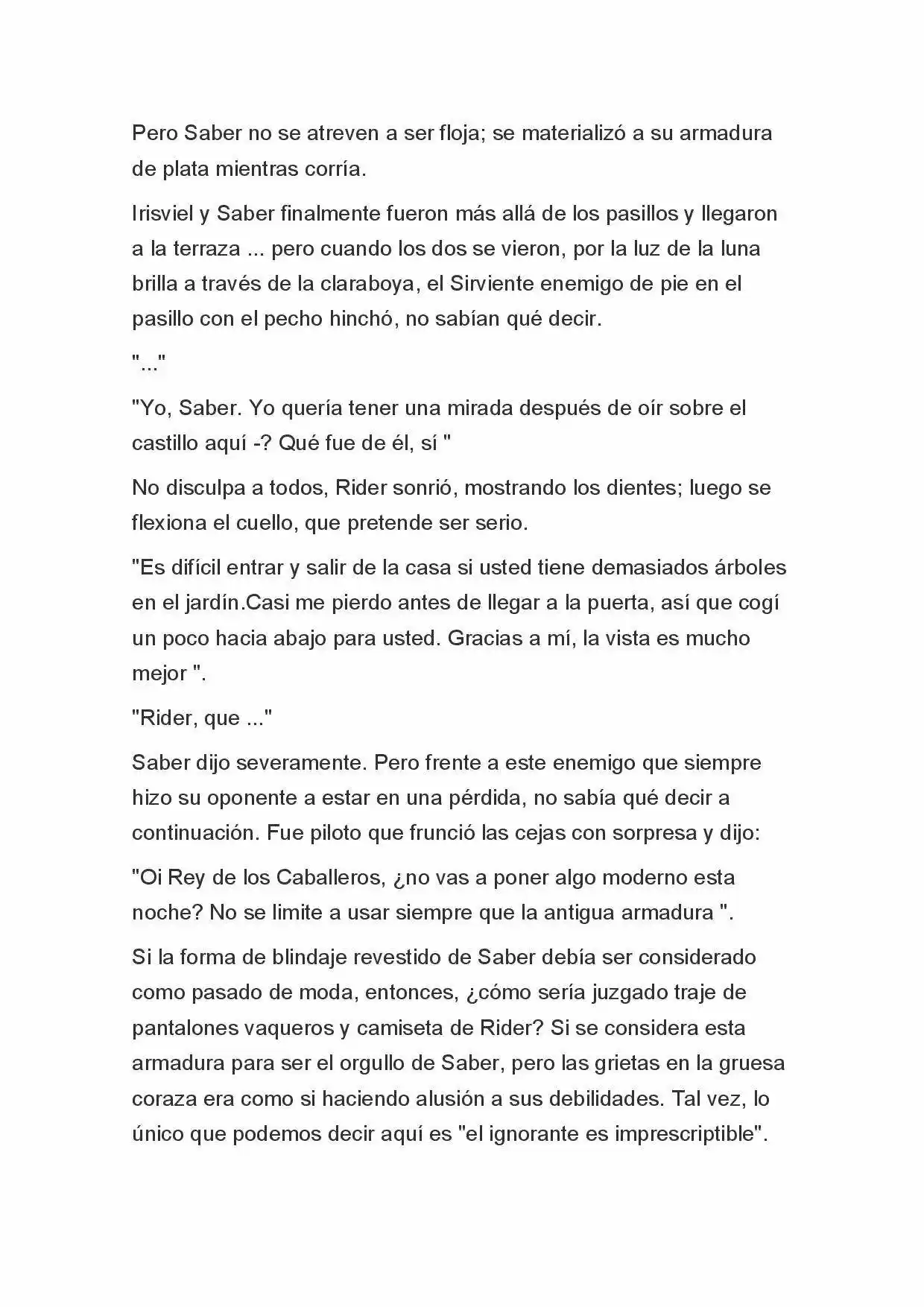 Fate Zero Novela capítulo 41 página 4