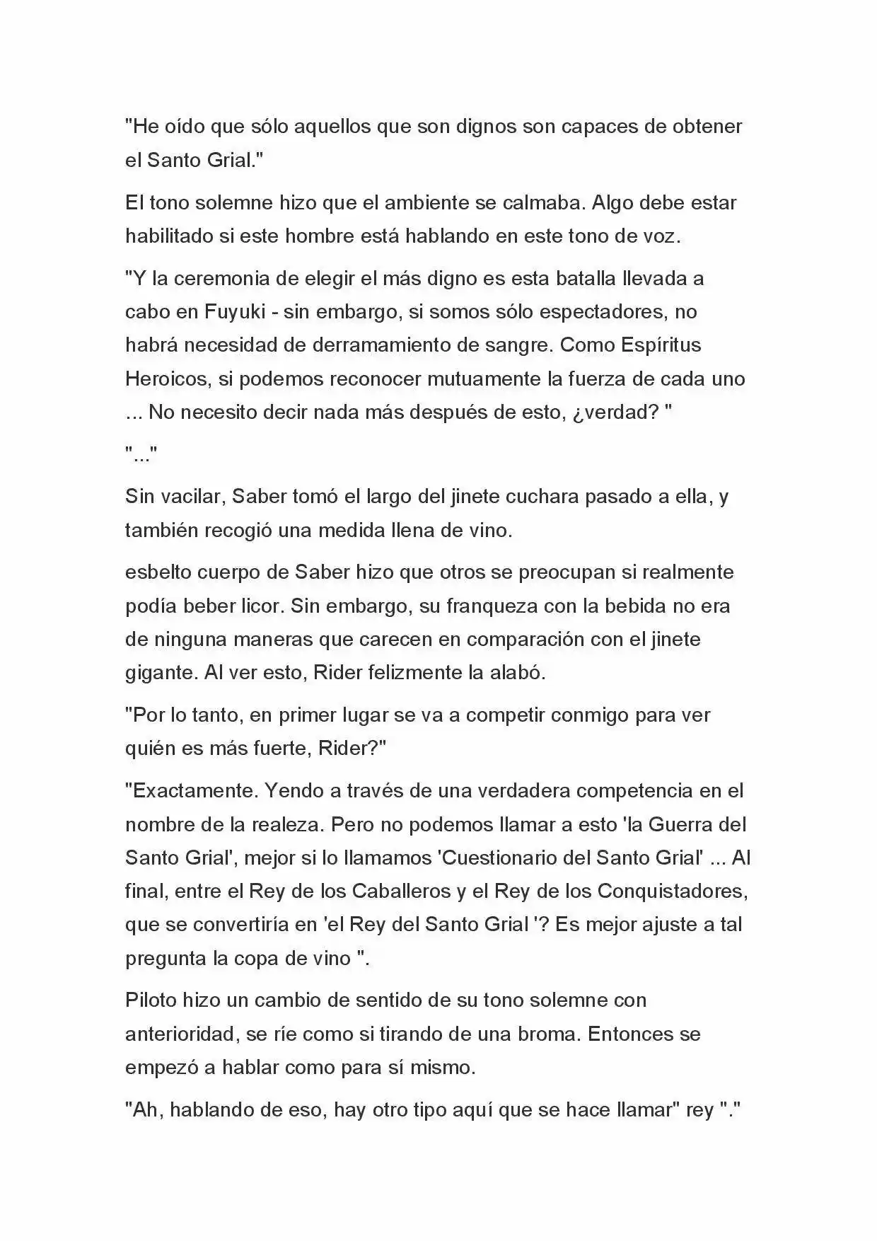 Fate Zero Novela capítulo 41 página 8