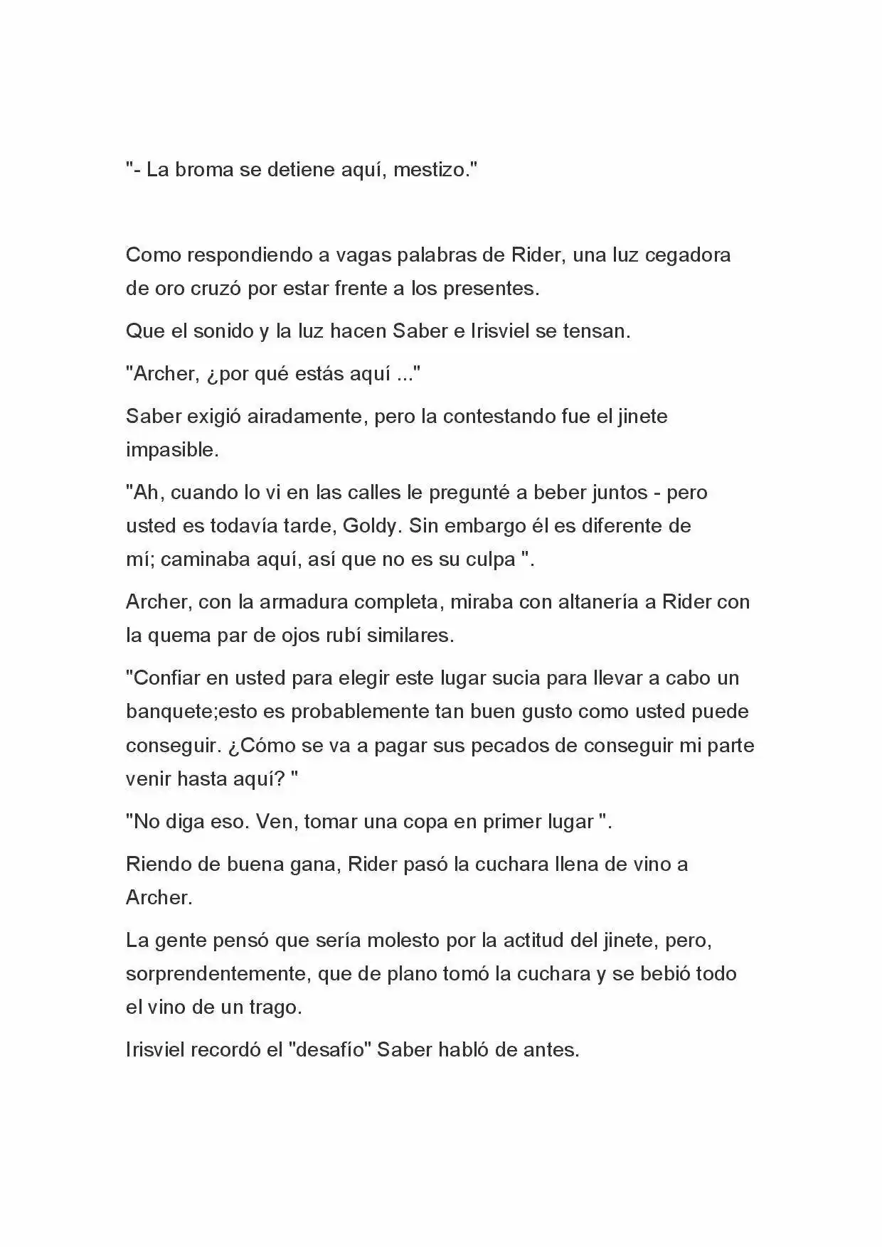 Fate Zero Novela capítulo 41 página 9
