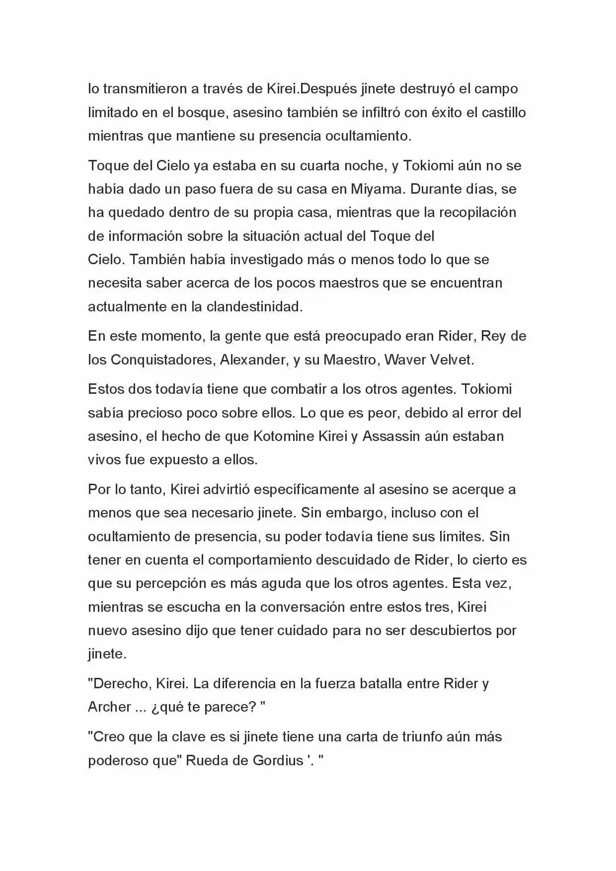 Fate Zero Novela capítulo 41 página 19