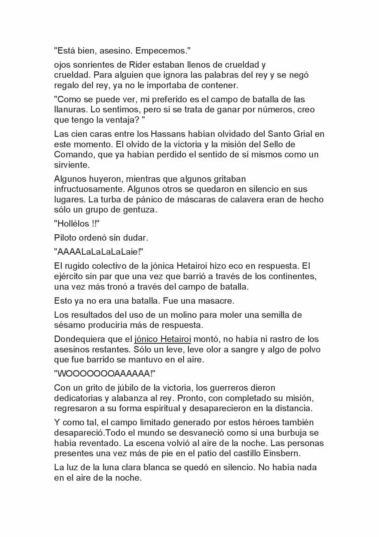 Fate Zero Novela capítulo 42 página 16
