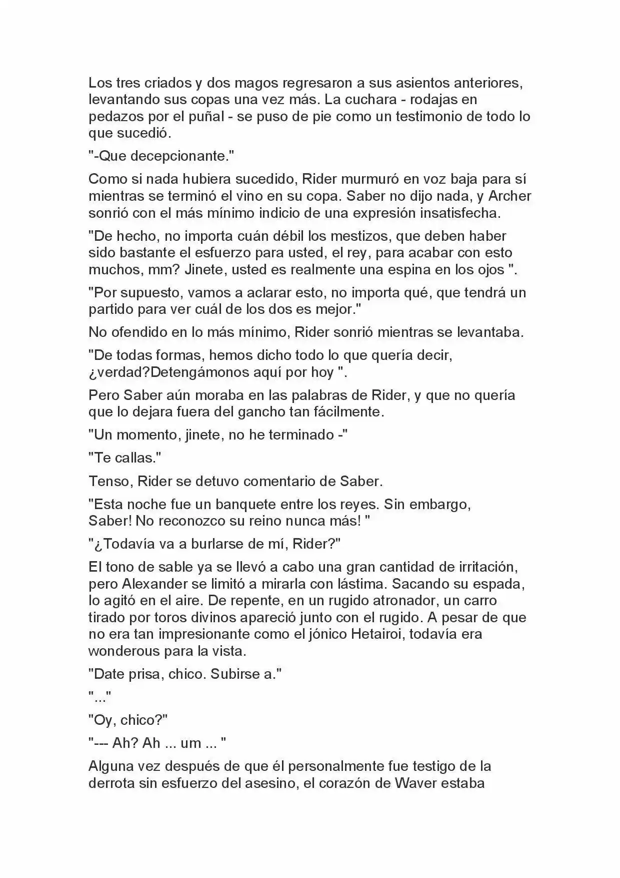 Fate Zero Novela capítulo 42 página 17