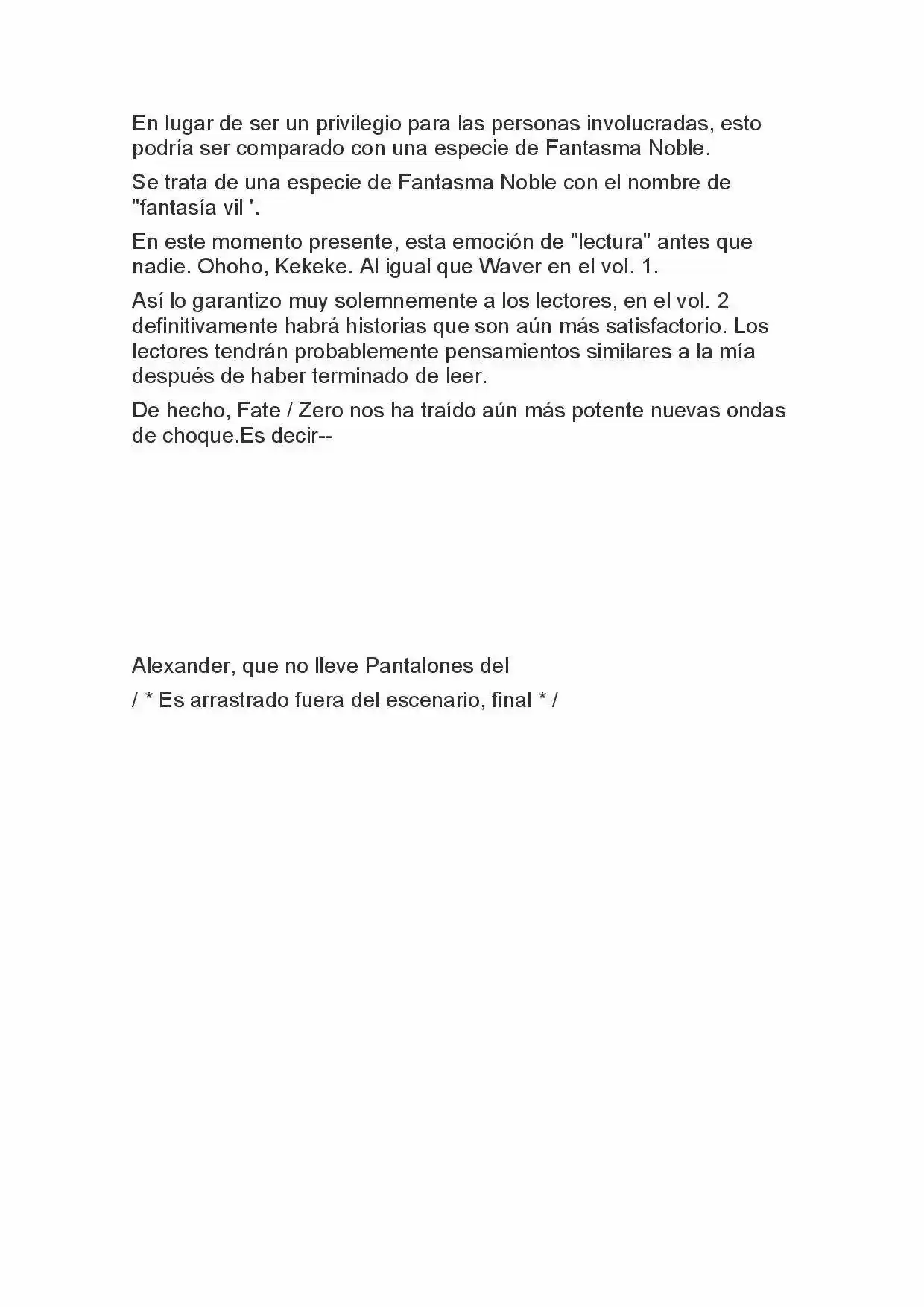 Fate Zero Novela capítulo 43 página 4