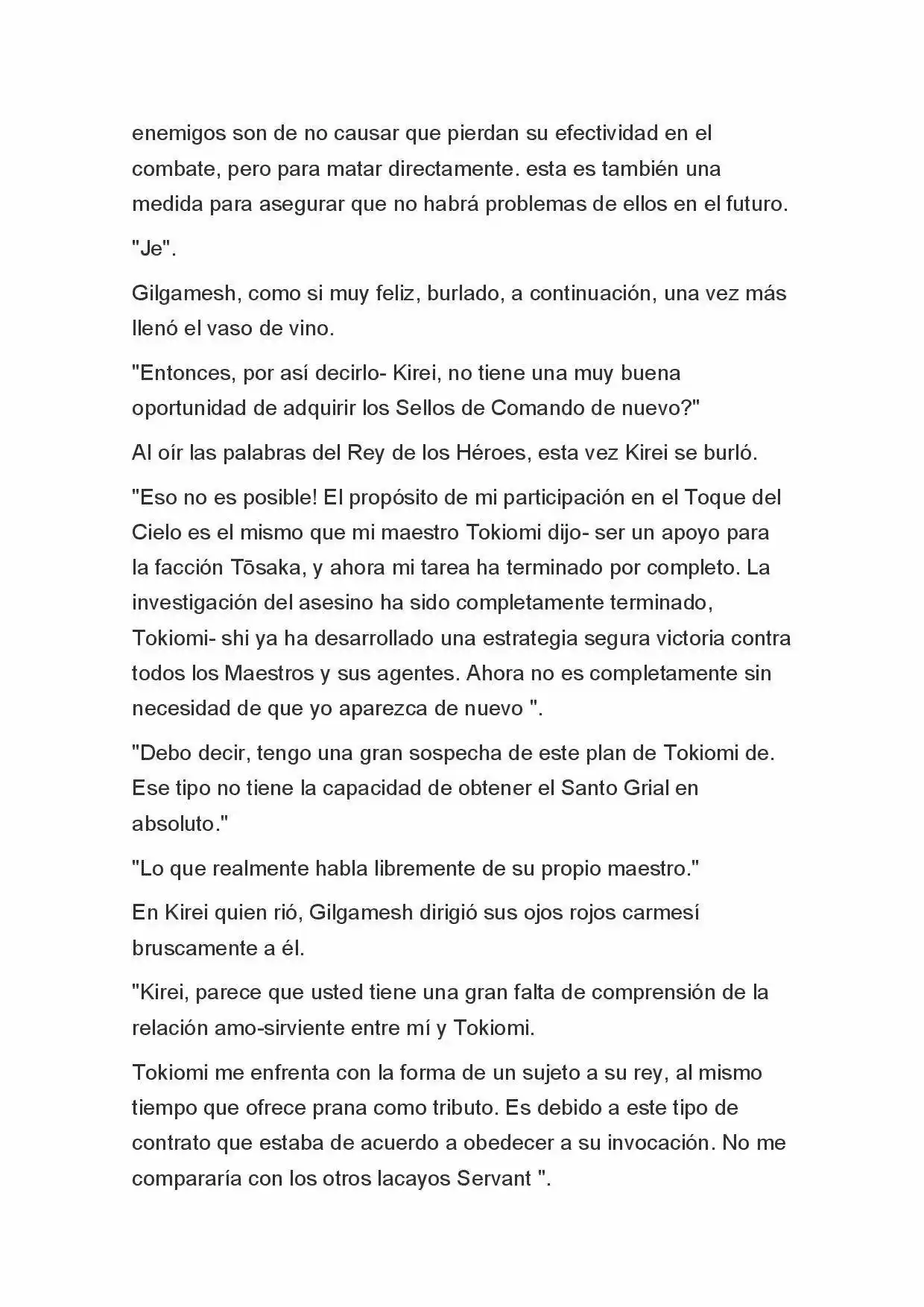 Fate Zero Novela capítulo 46 página 5
