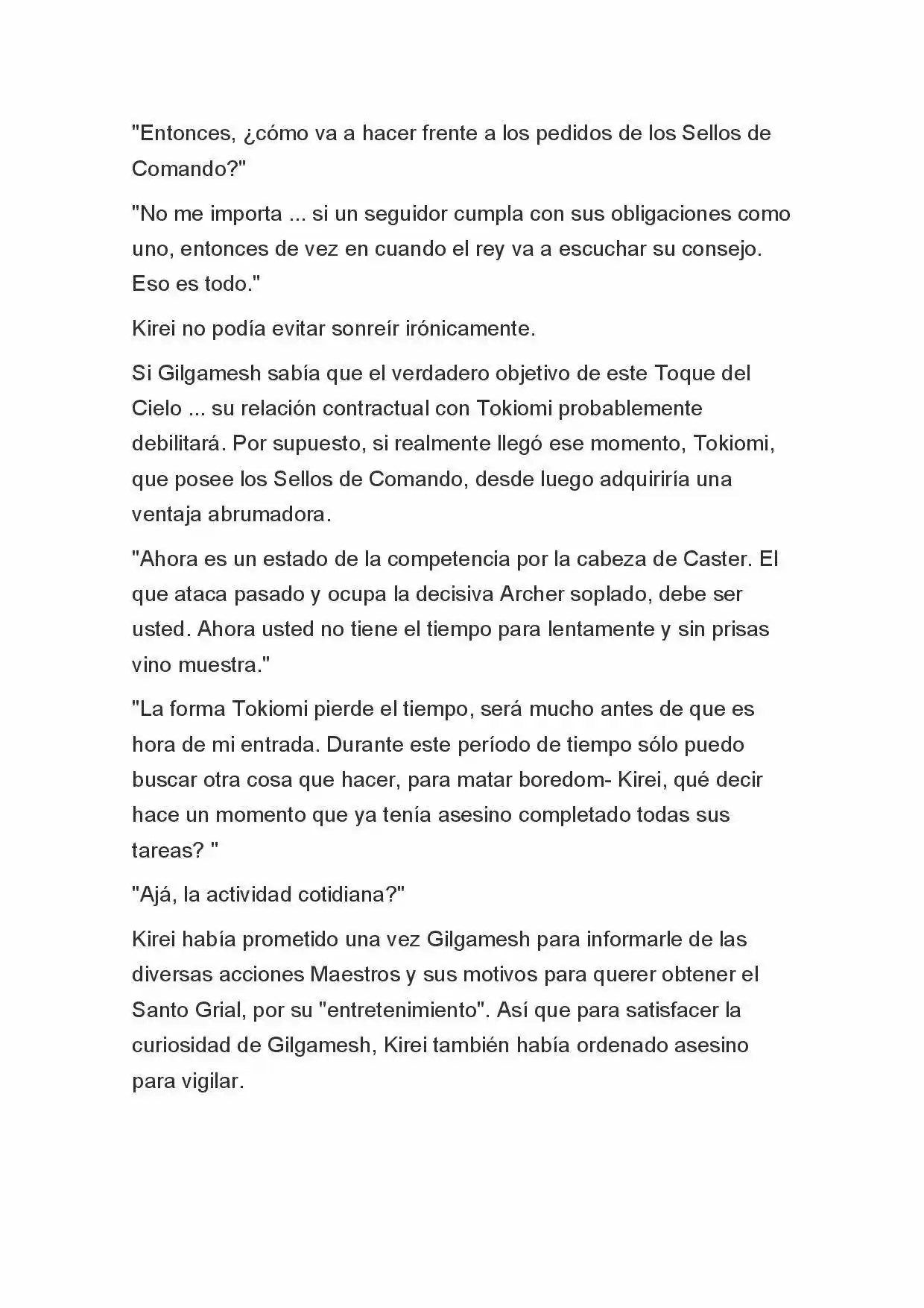 Fate Zero Novela capítulo 46 página 6
