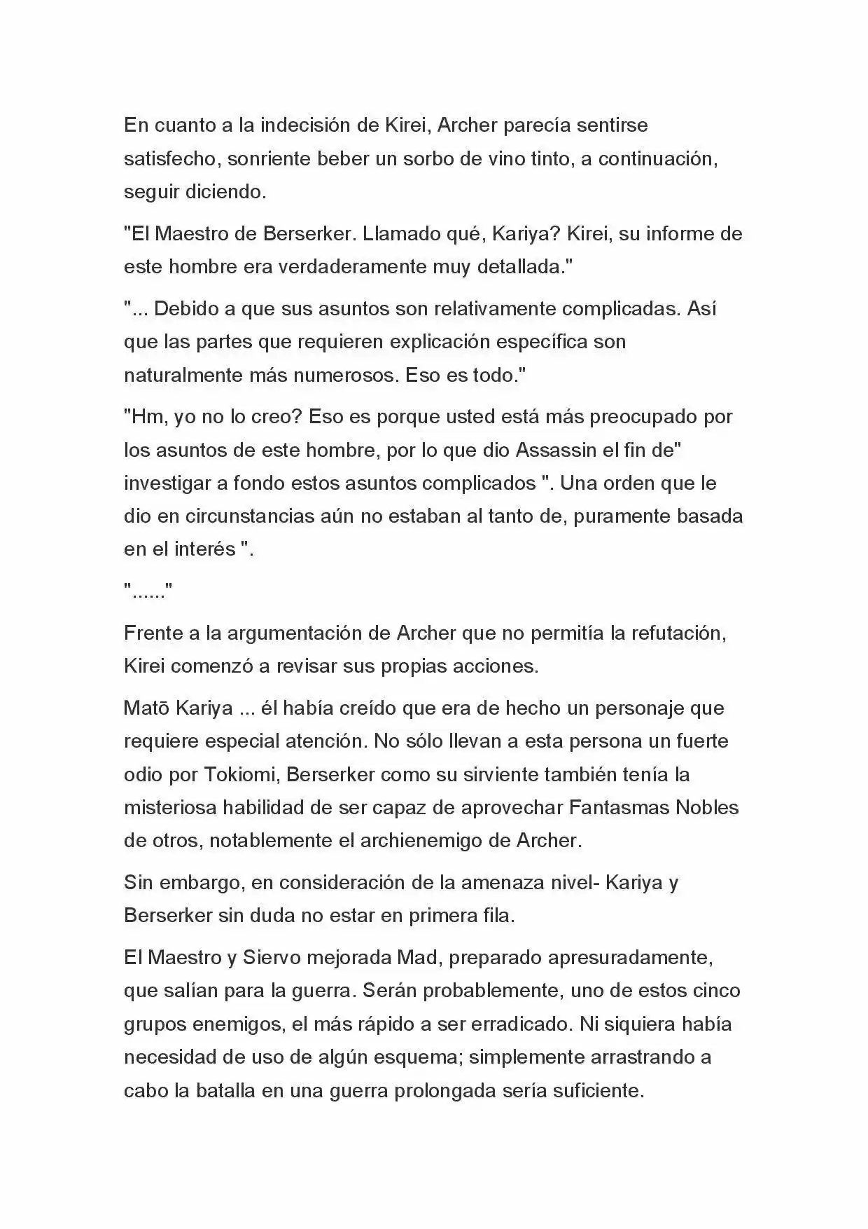 Fate Zero Novela capítulo 46 página 11