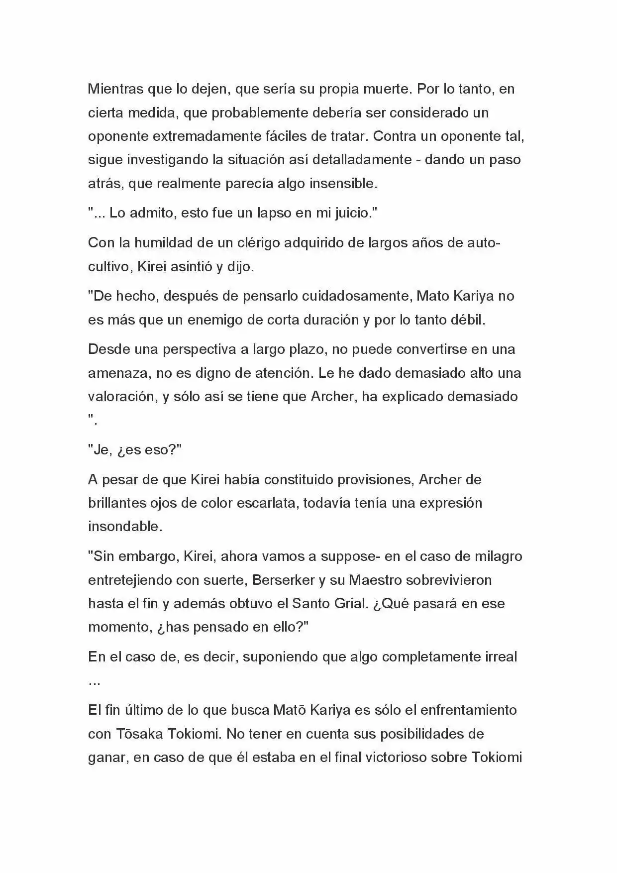 Fate Zero Novela capítulo 46 página 12