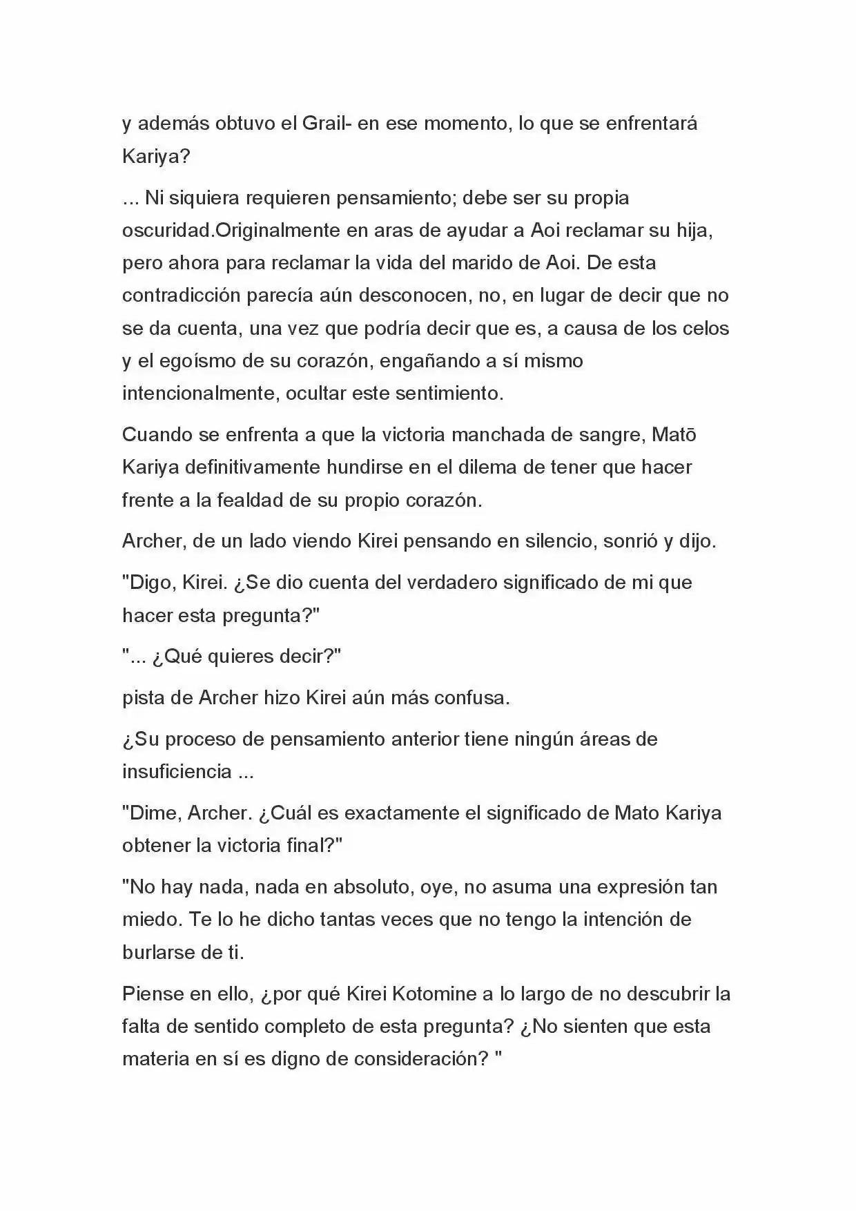 Fate Zero Novela capítulo 46 página 13