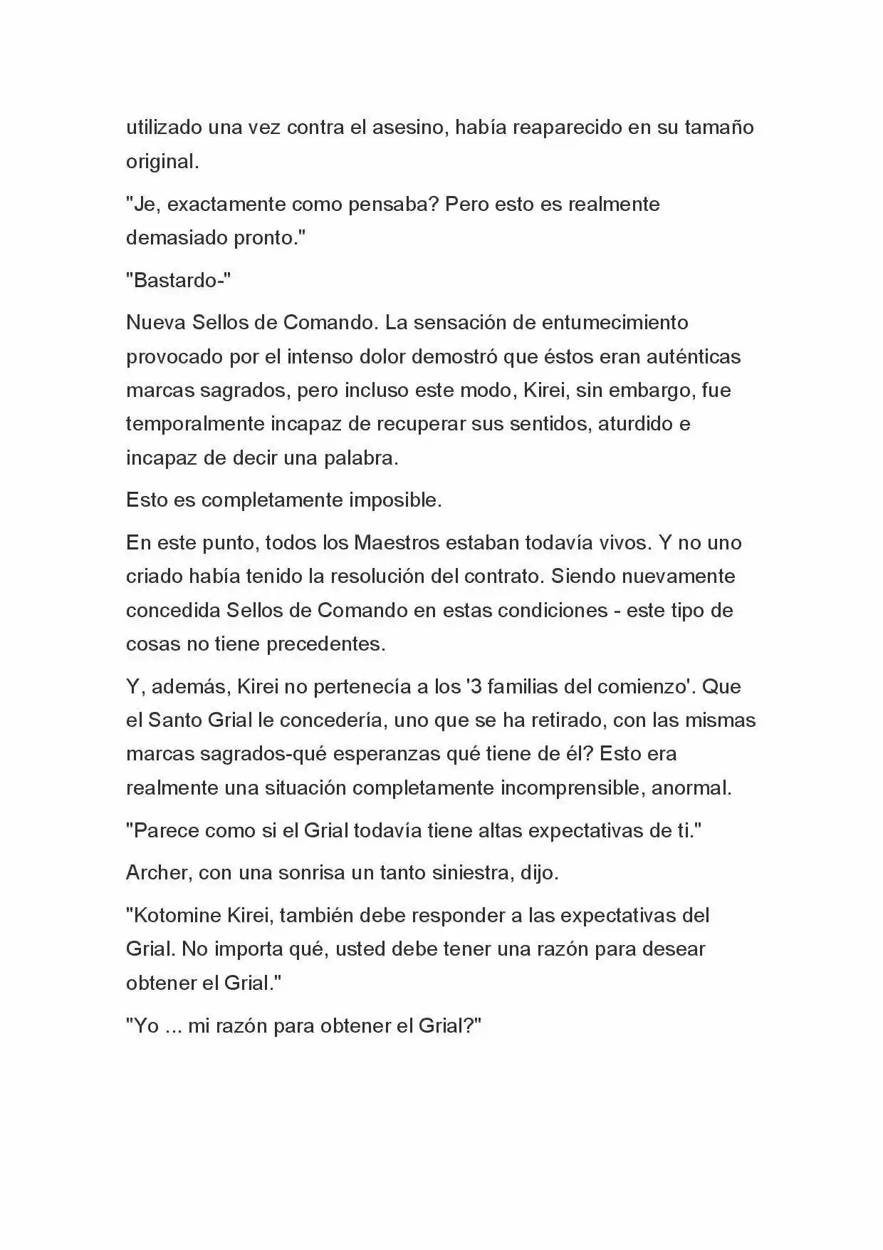 Fate Zero Novela capítulo 46 página 16