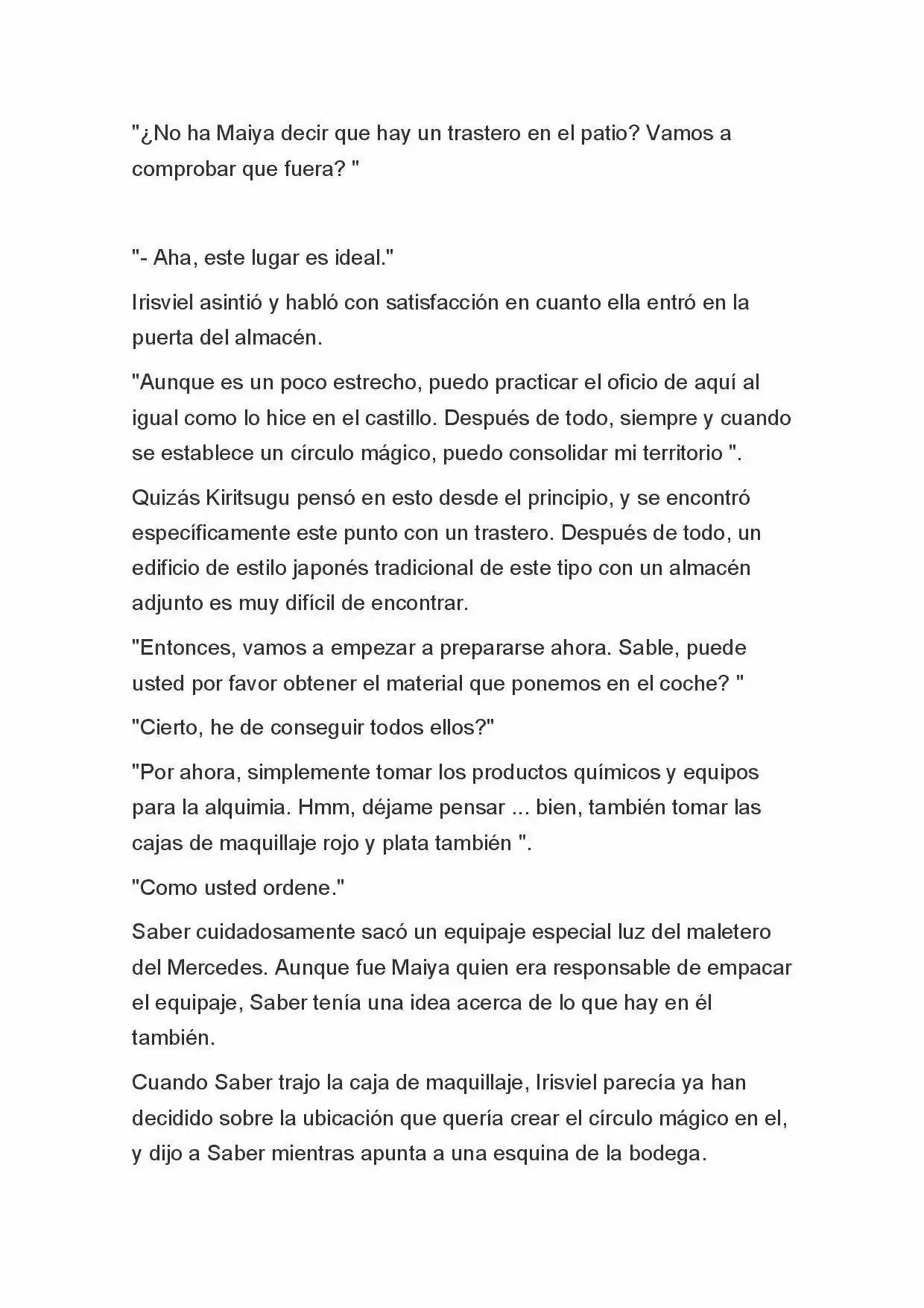 Fate Zero Novela capítulo 47 página 9