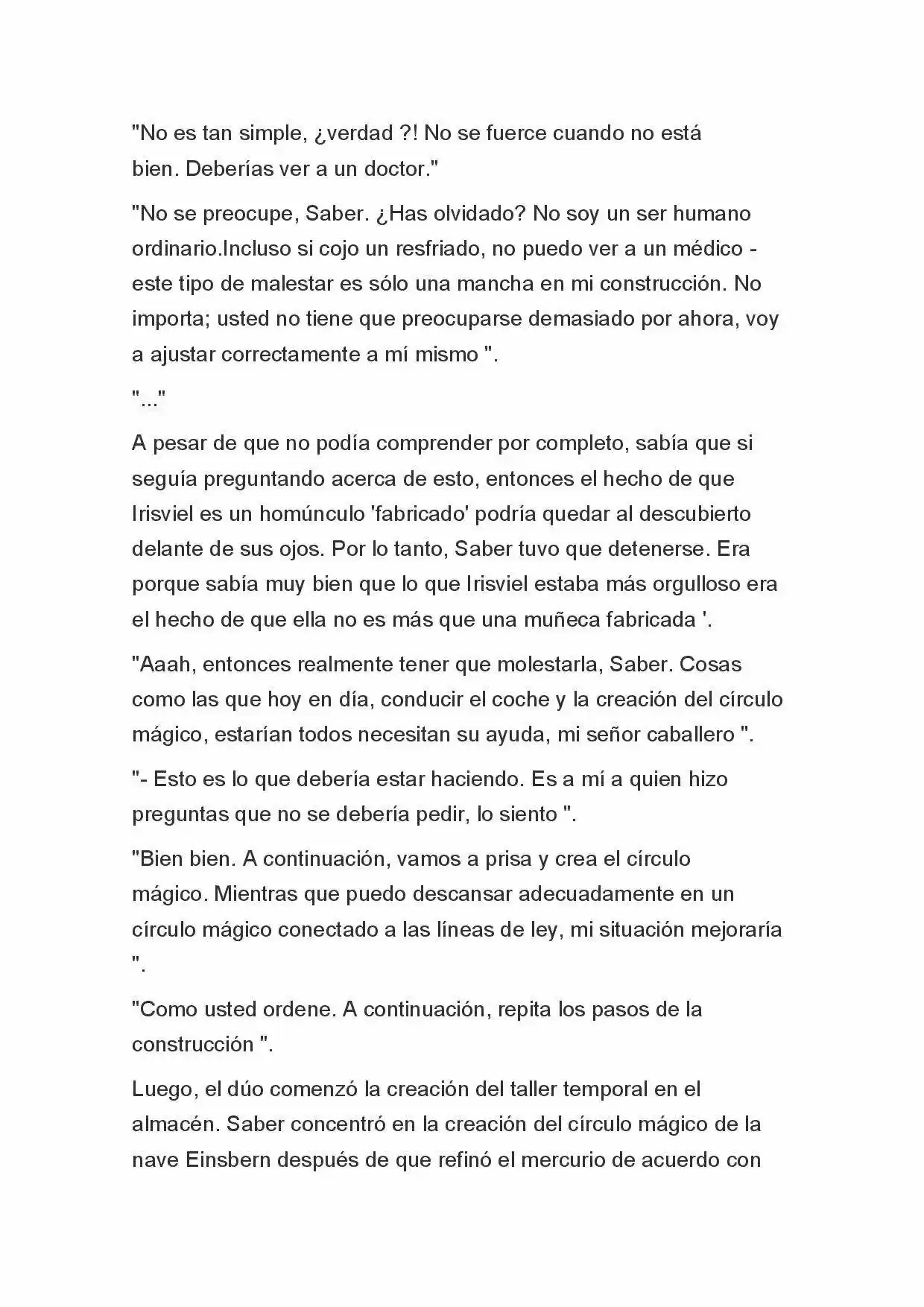 Fate Zero Novela capítulo 47 página 12