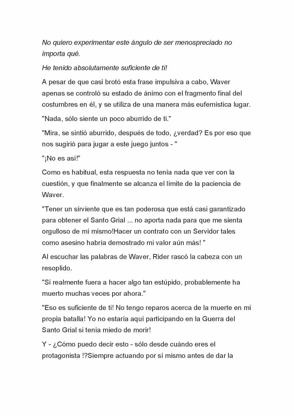 Fate Zero Novela capítulo 48 página 18