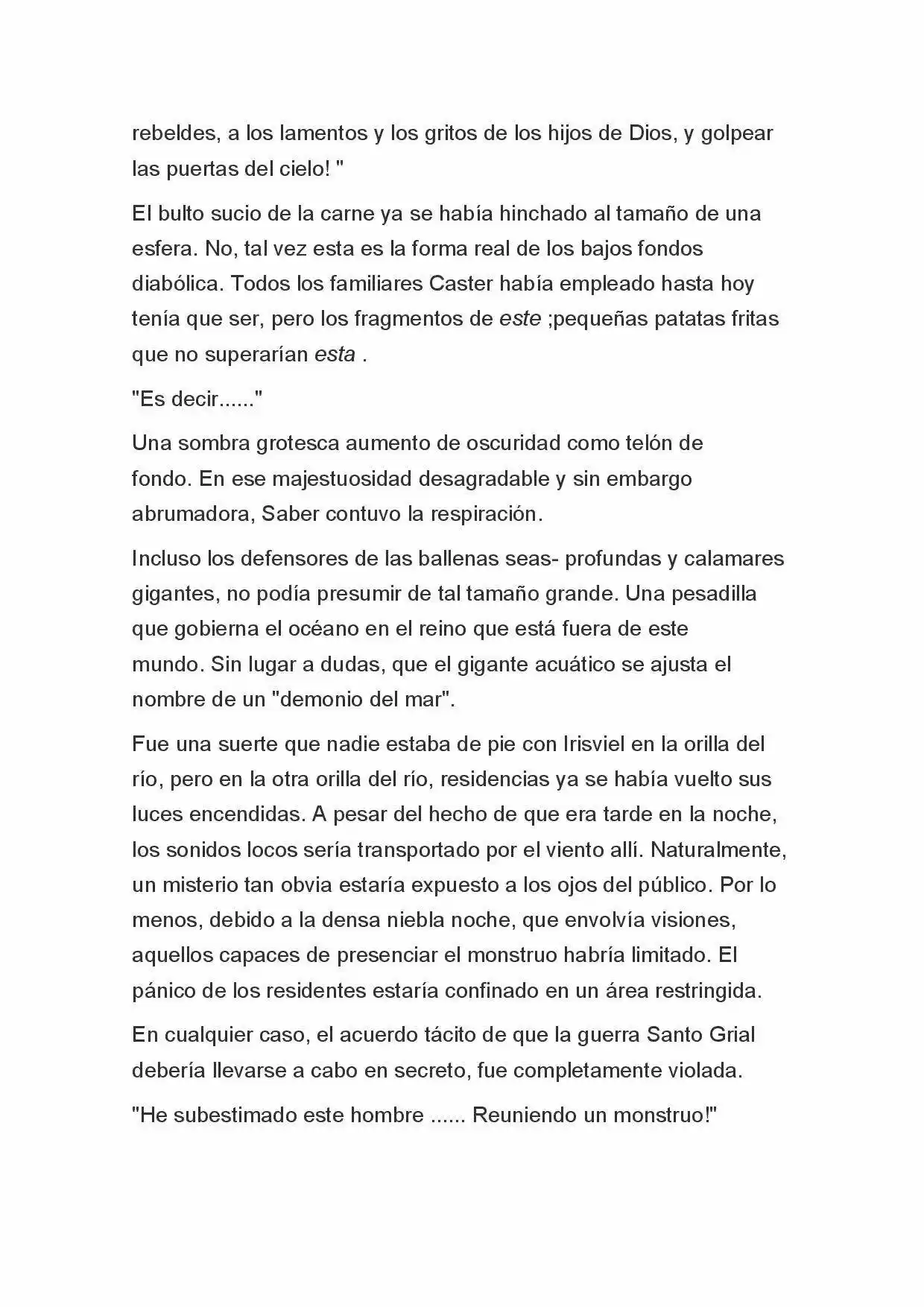 Fate Zero Novela capítulo 49 página 8
