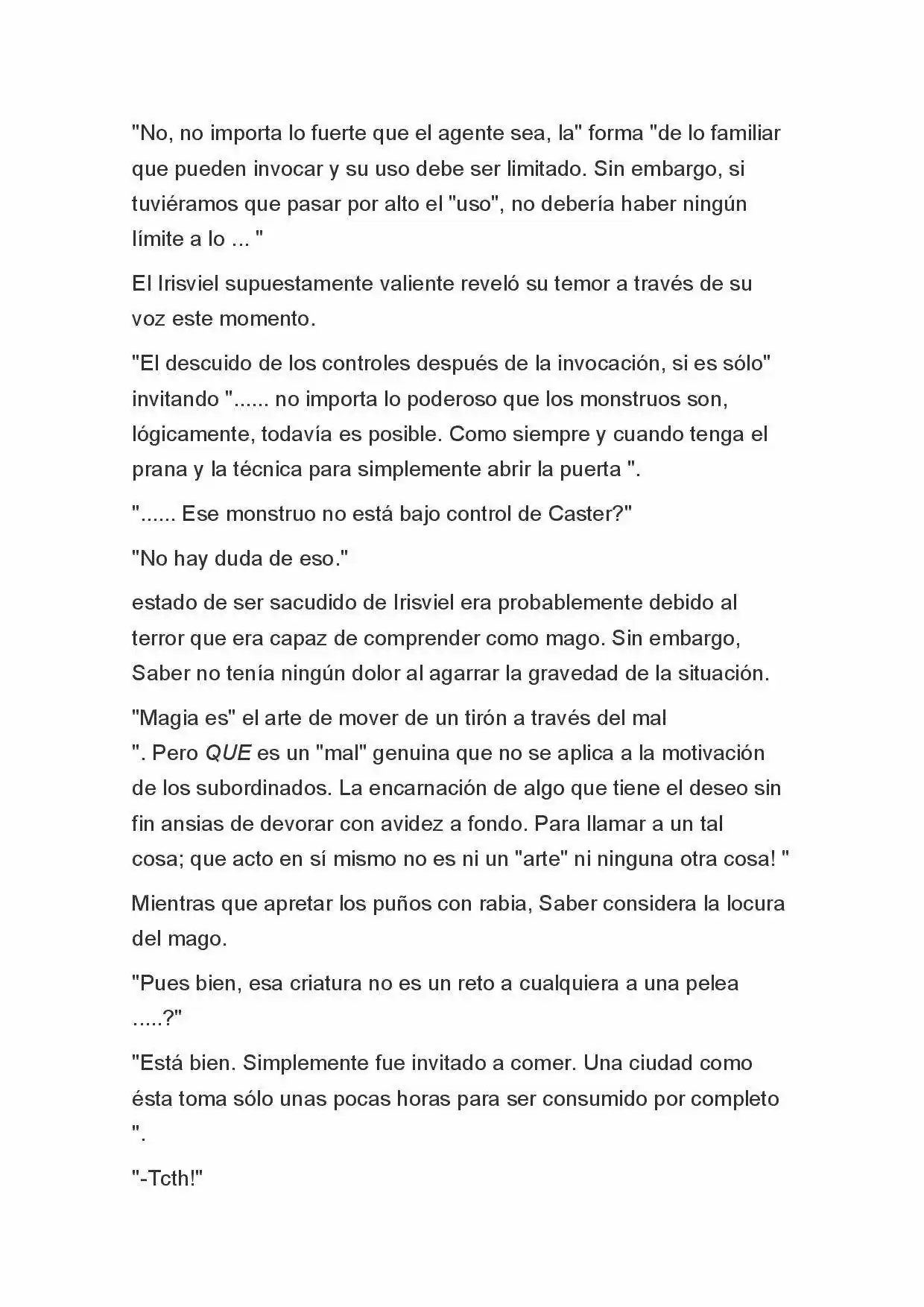 Fate Zero Novela capítulo 49 página 9