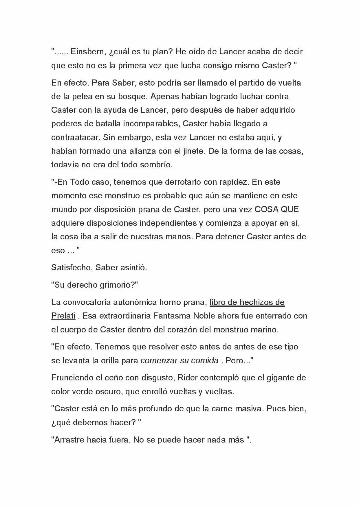 Fate Zero Novela capítulo 49 página 12