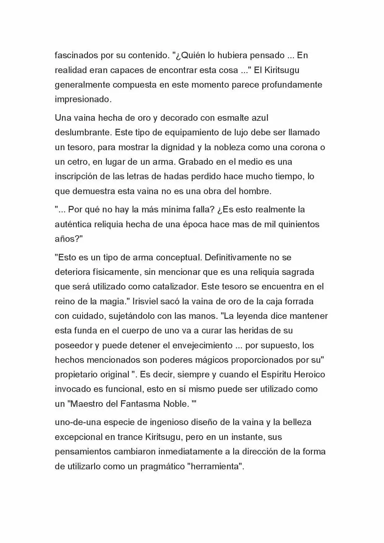 Fate Zero Novela capítulo 5 página 5