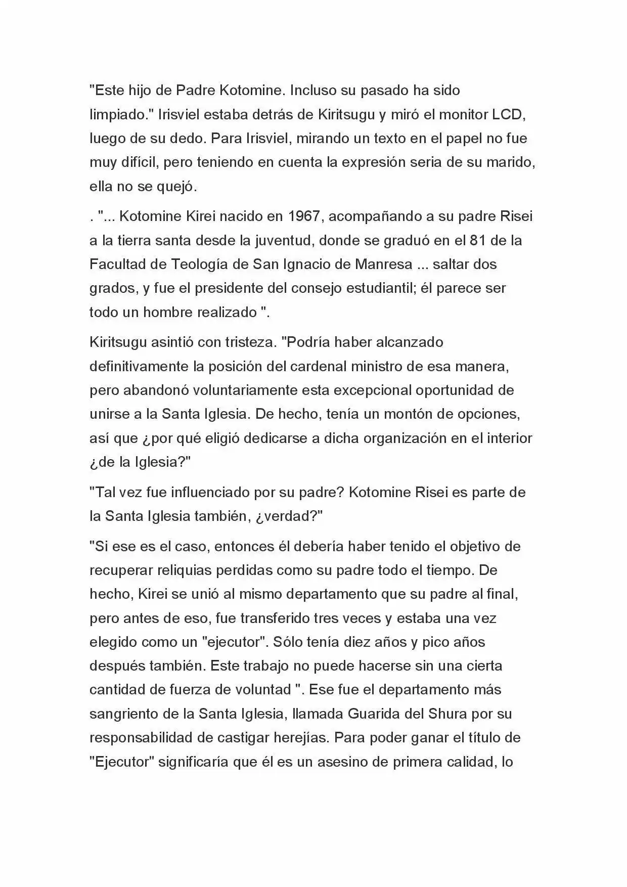 Fate Zero Novela capítulo 5 página 10