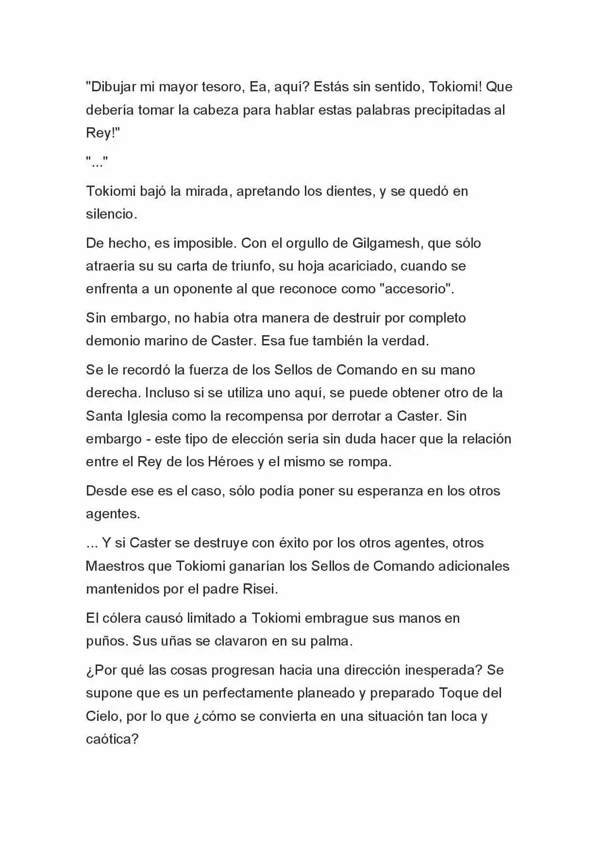 Fate Zero Novela capítulo 50 página 5