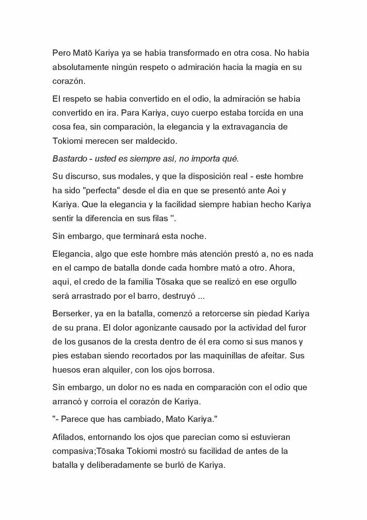 Fate Zero Novela capítulo 50 página 15