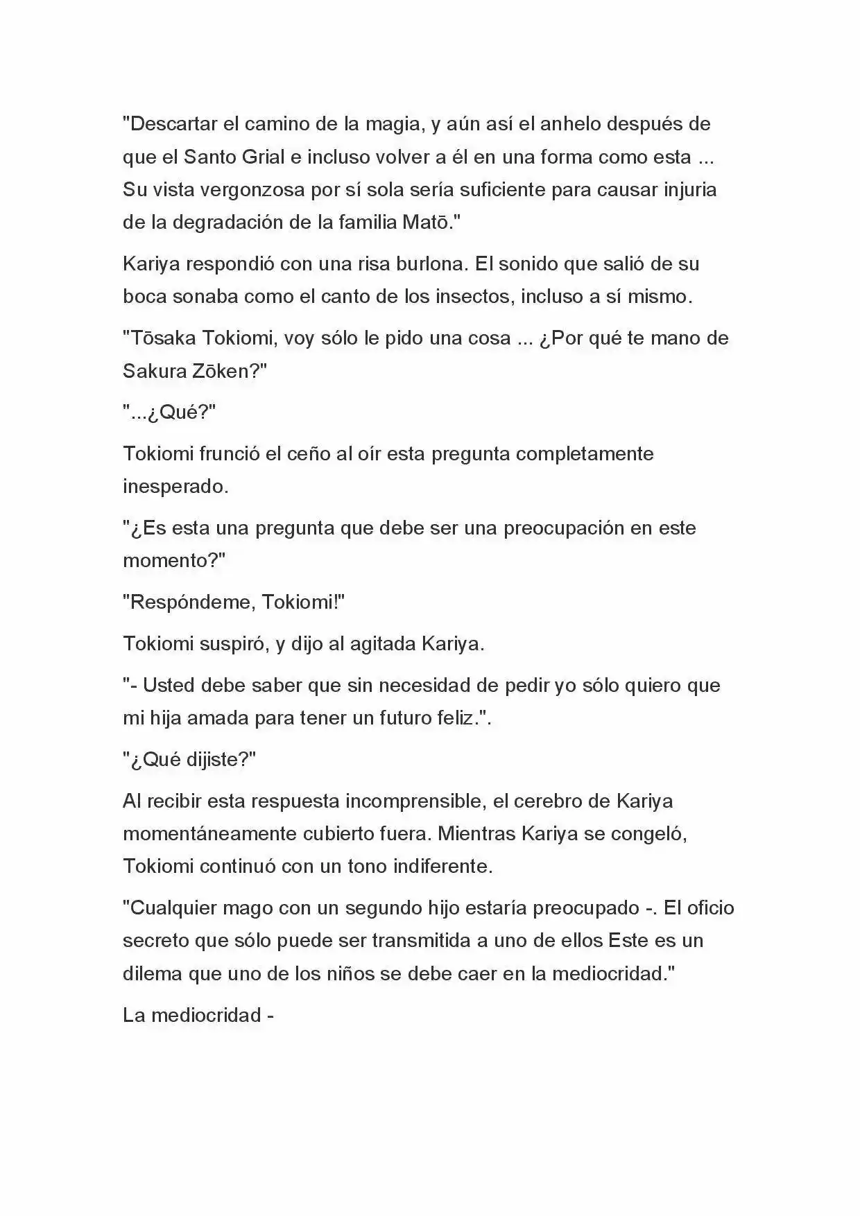 Fate Zero Novela capítulo 50 página 16