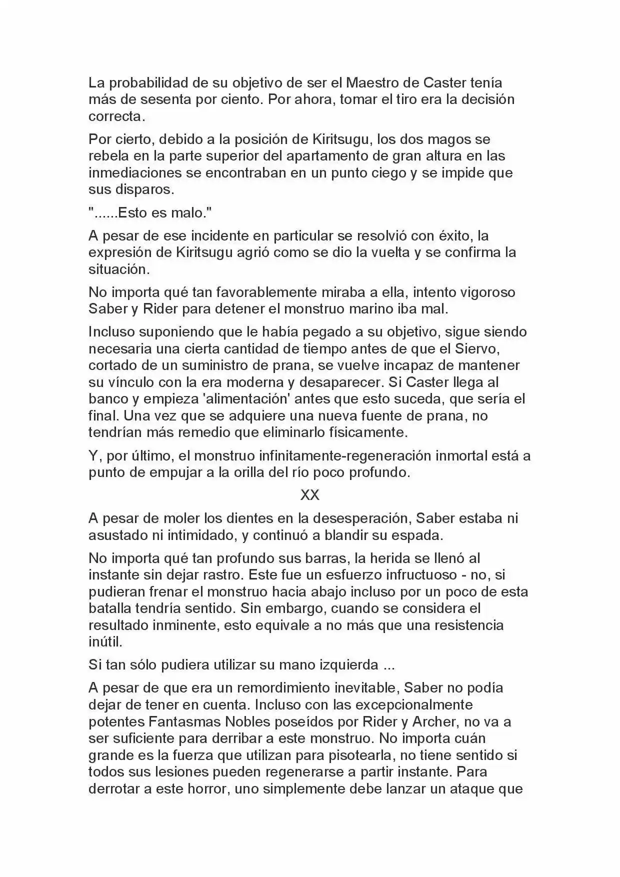 Fate Zero Novela capítulo 51 página 4