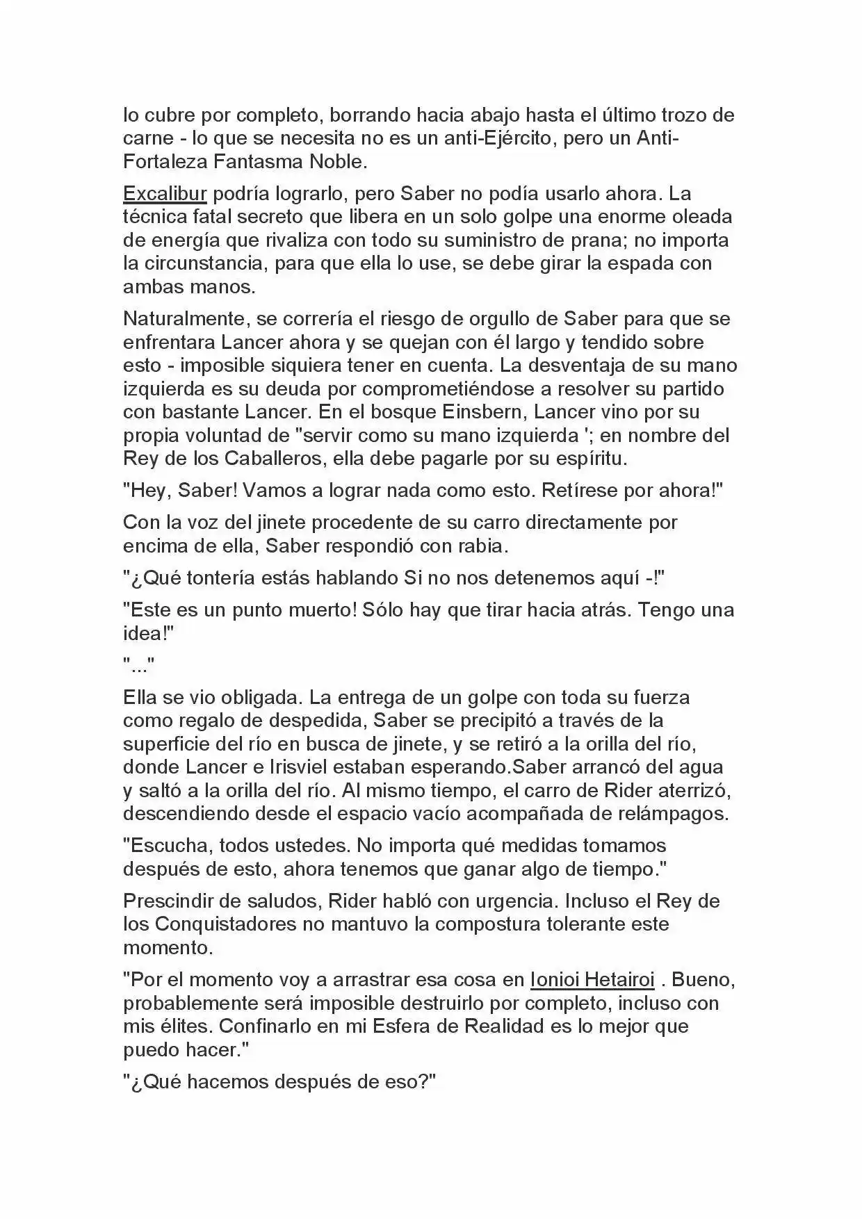 Fate Zero Novela capítulo 51 página 5