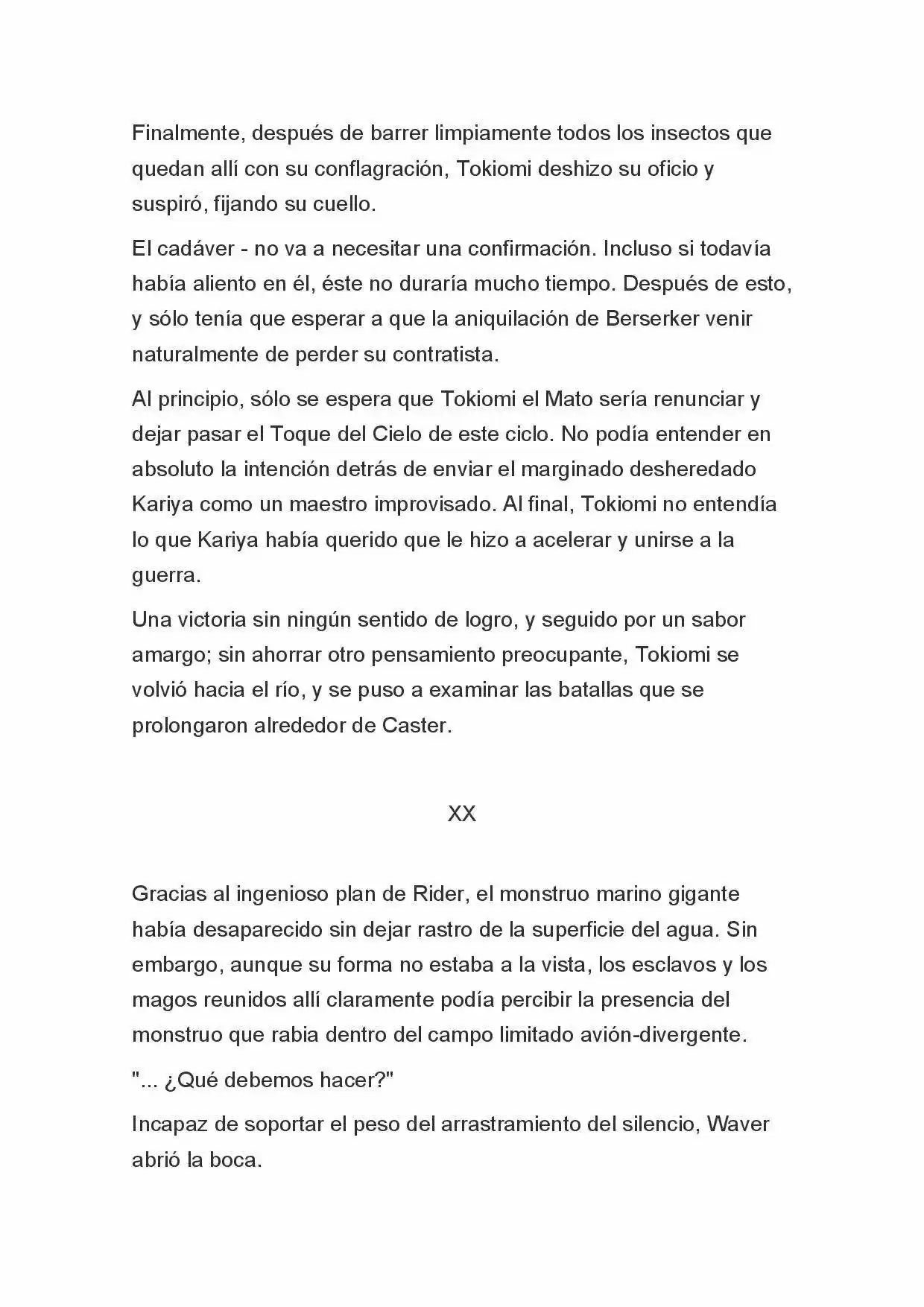 Fate Zero Novela capítulo 52 página 5