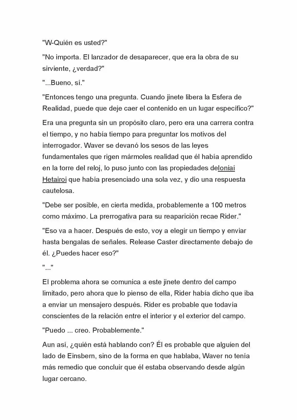 Fate Zero Novela capítulo 52 página 7