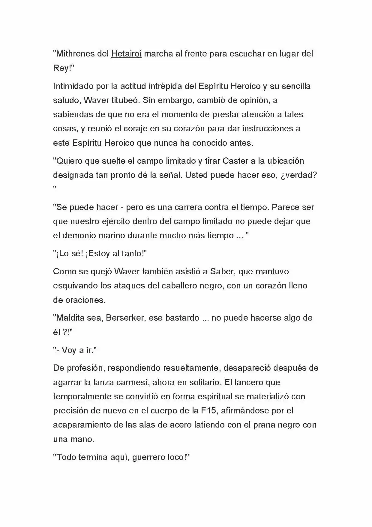 Fate Zero Novela capítulo 53 página 5