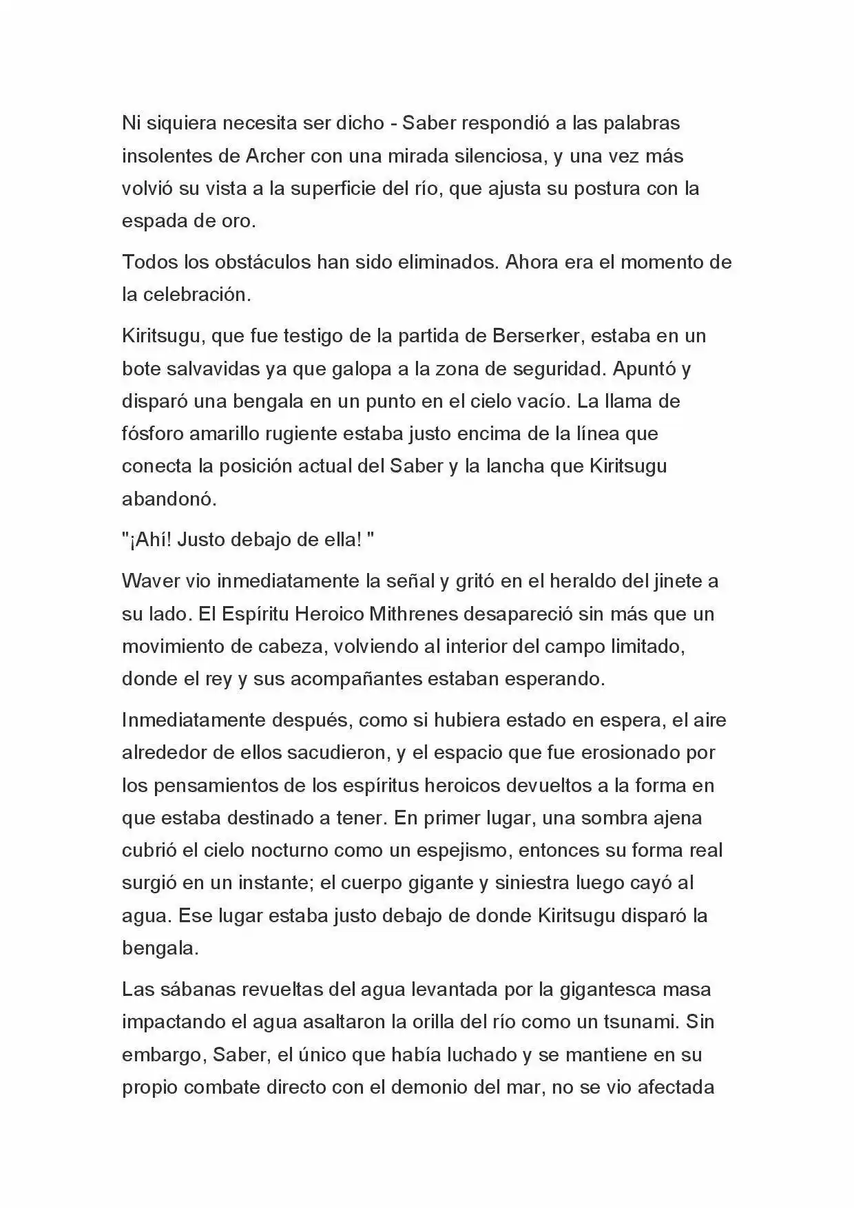 Fate Zero Novela capítulo 53 página 8