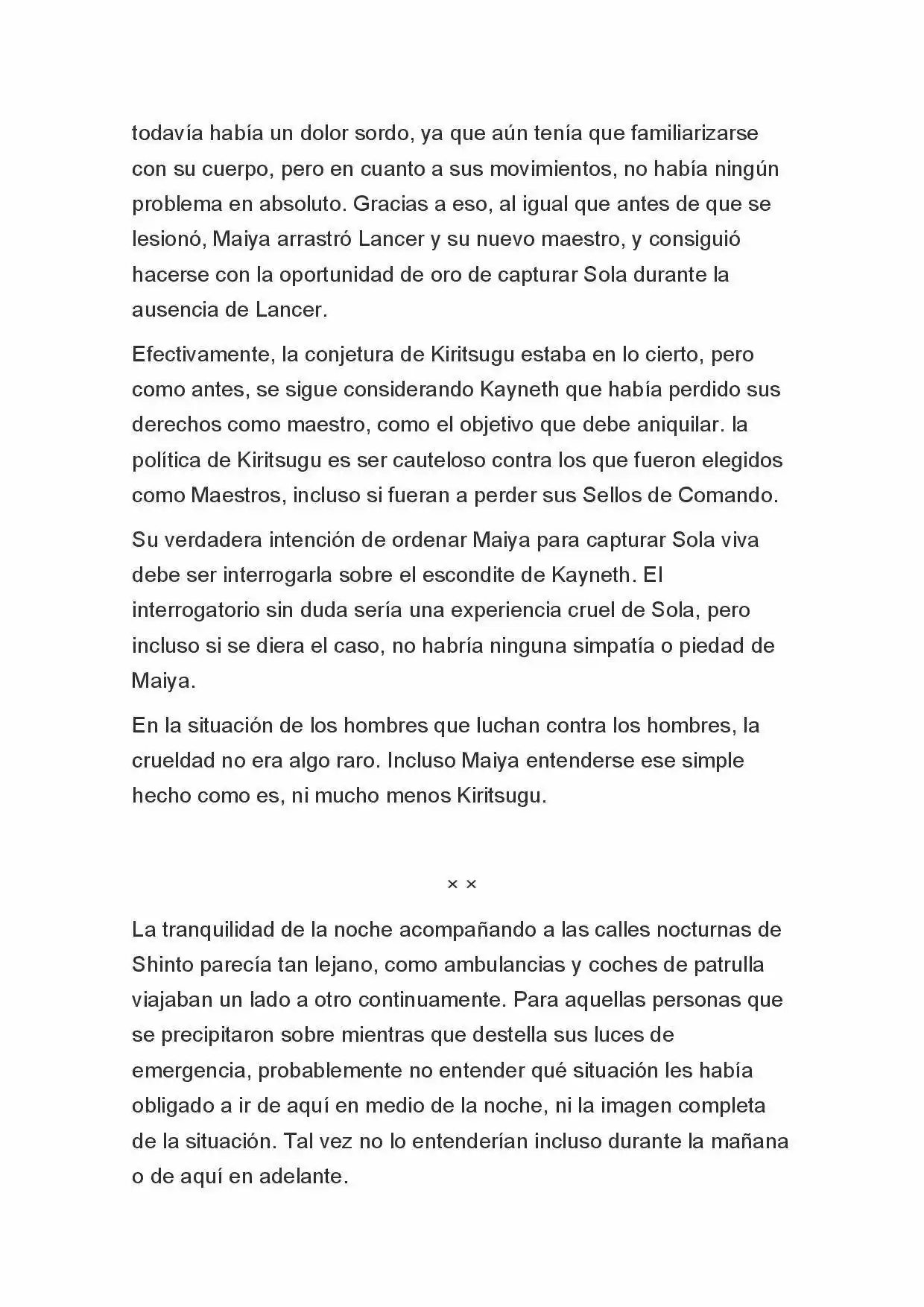 Fate Zero Novela capítulo 54 página 5