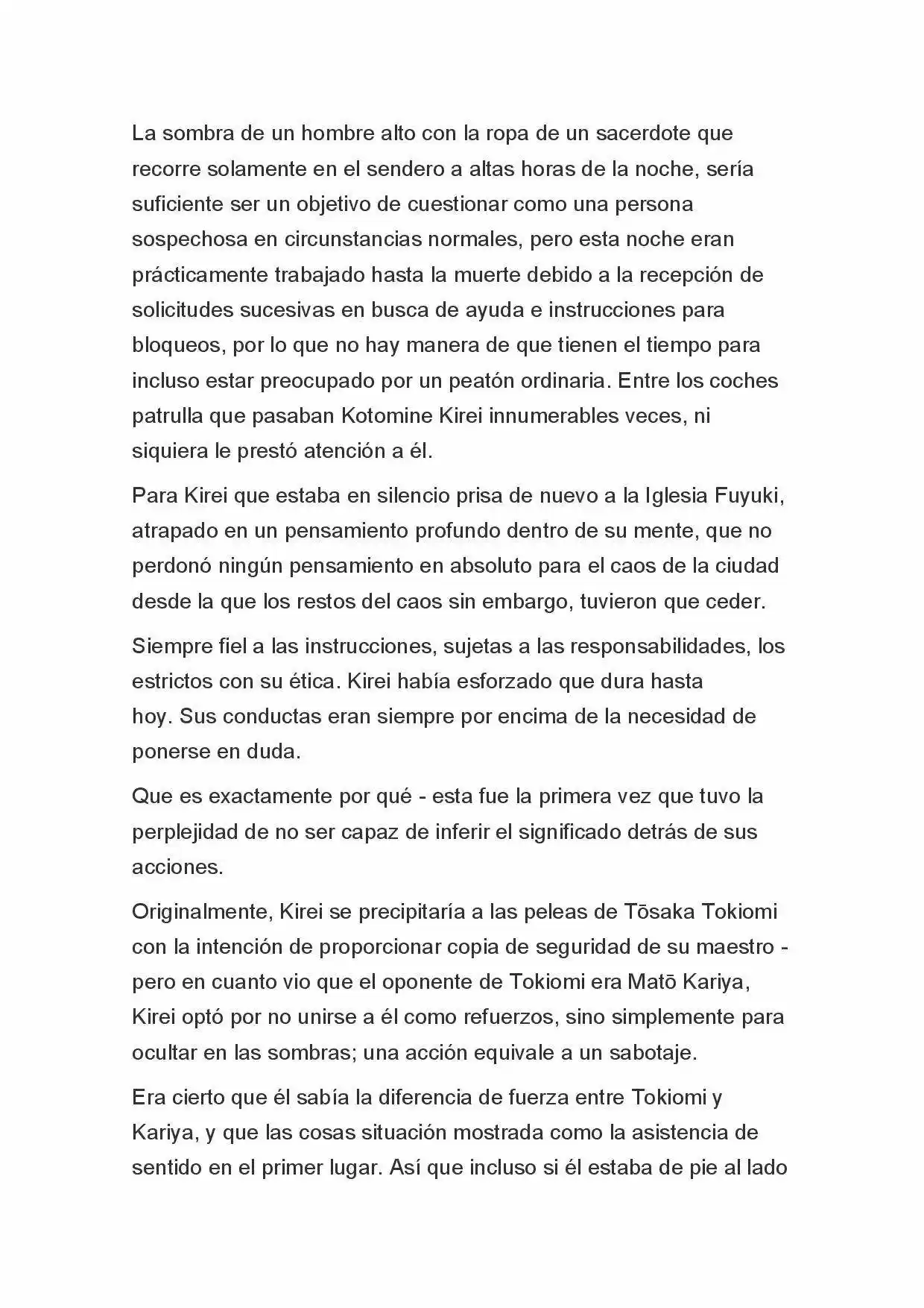 Fate Zero Novela capítulo 54 página 6