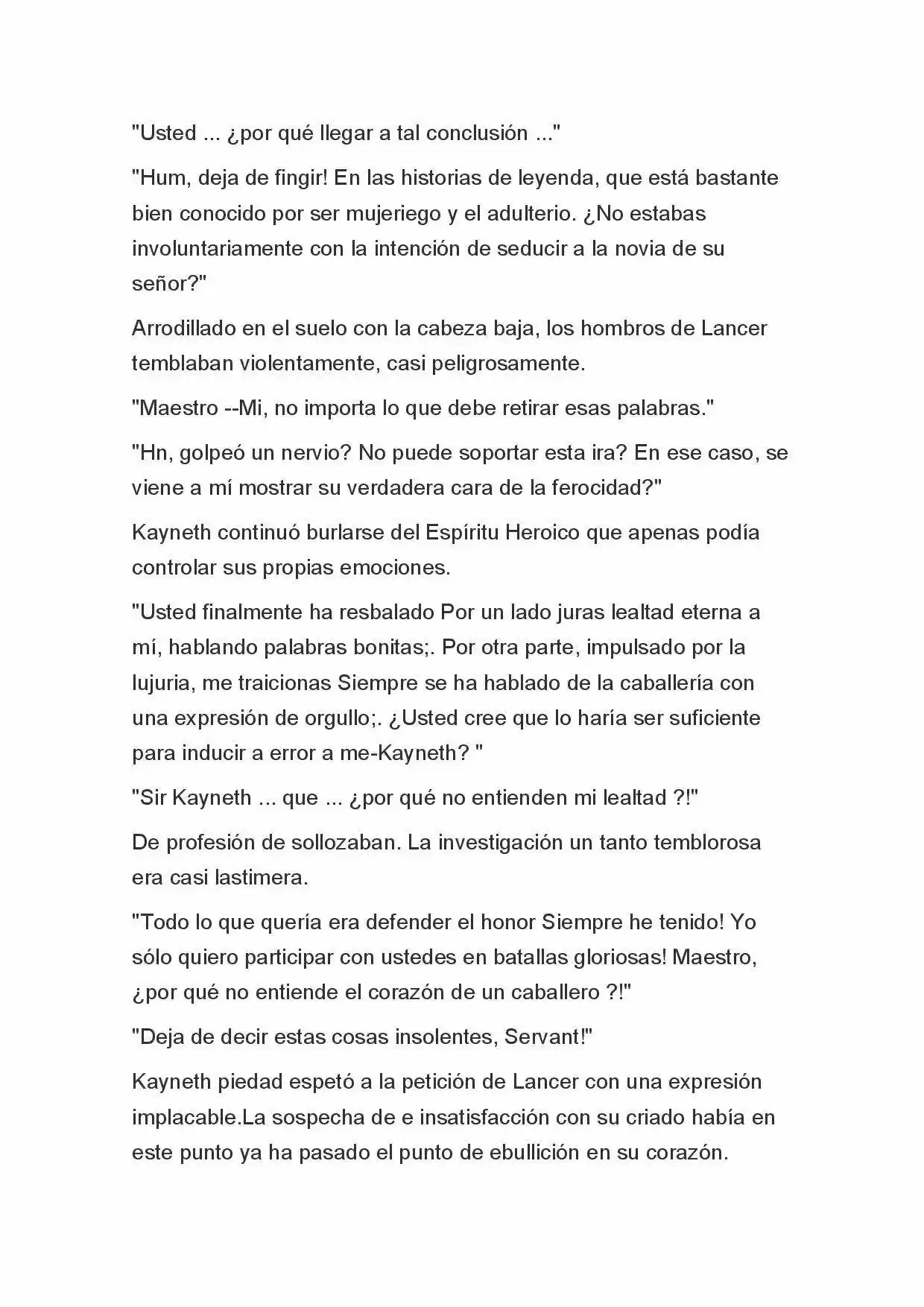 Fate Zero Novela capítulo 56 página 4