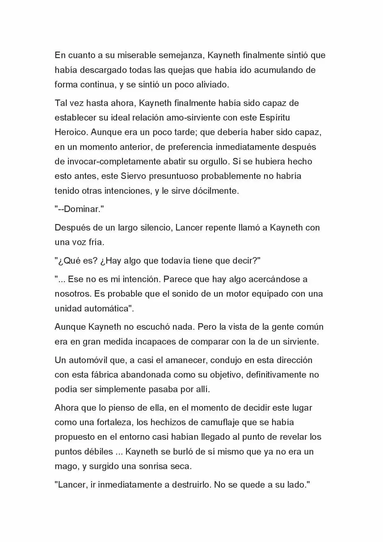 Fate Zero Novela capítulo 56 página 6